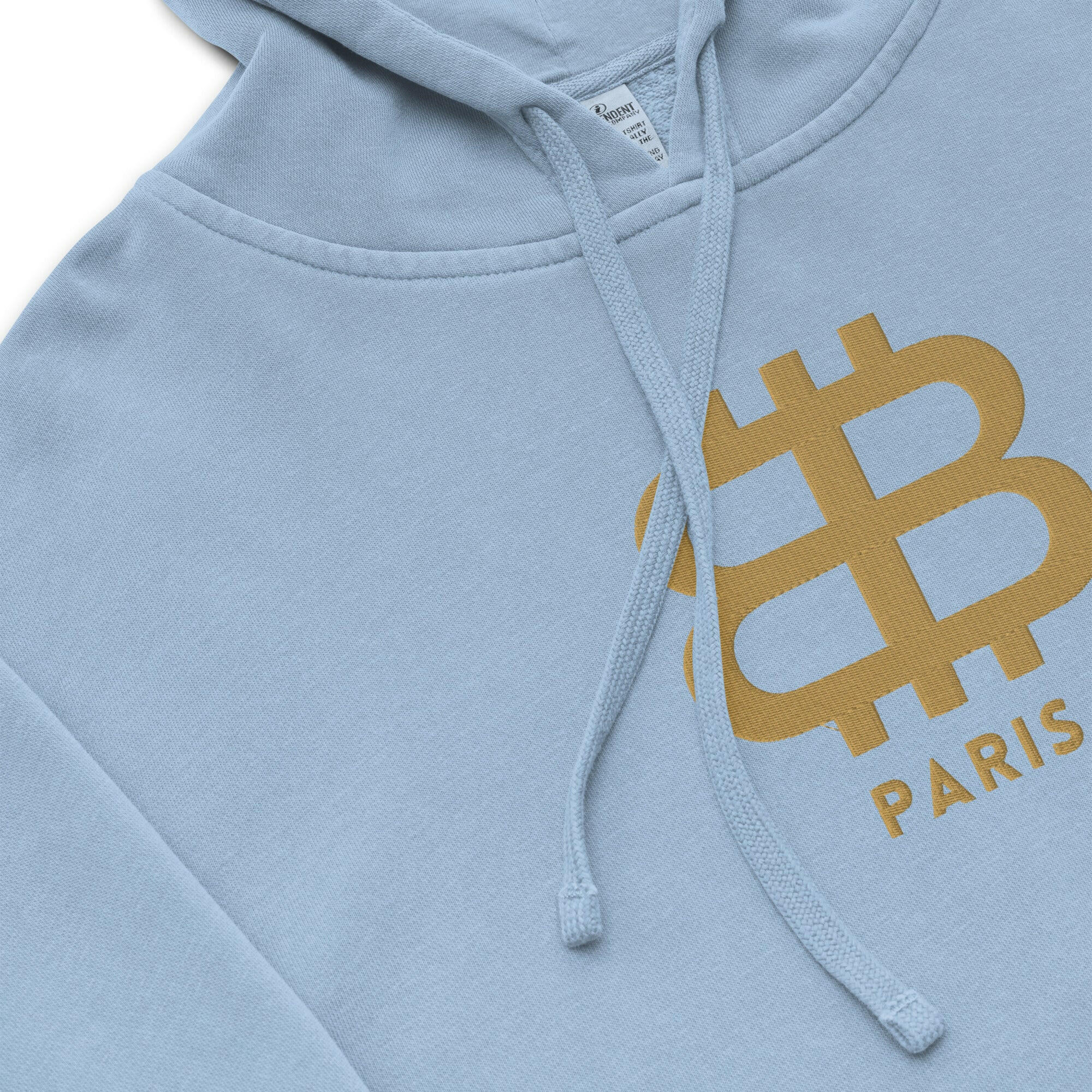 Bitcoin Paris / Embroidered Premium Hoodie - Nikki Nakamoto - The Orange Habit