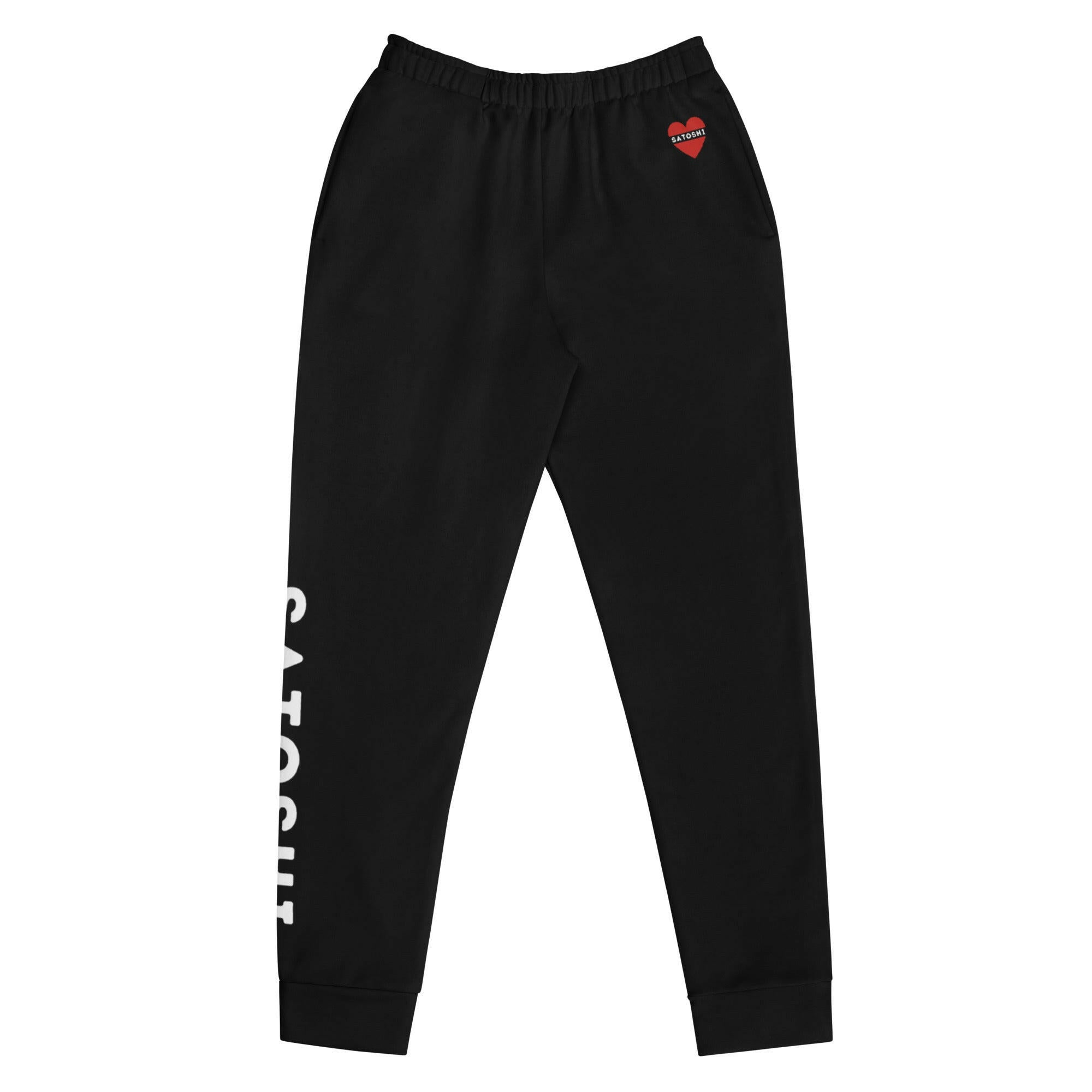 I HEART SATOSHI / Women's Joggers - Nikki Nakamoto - The Orange Habit