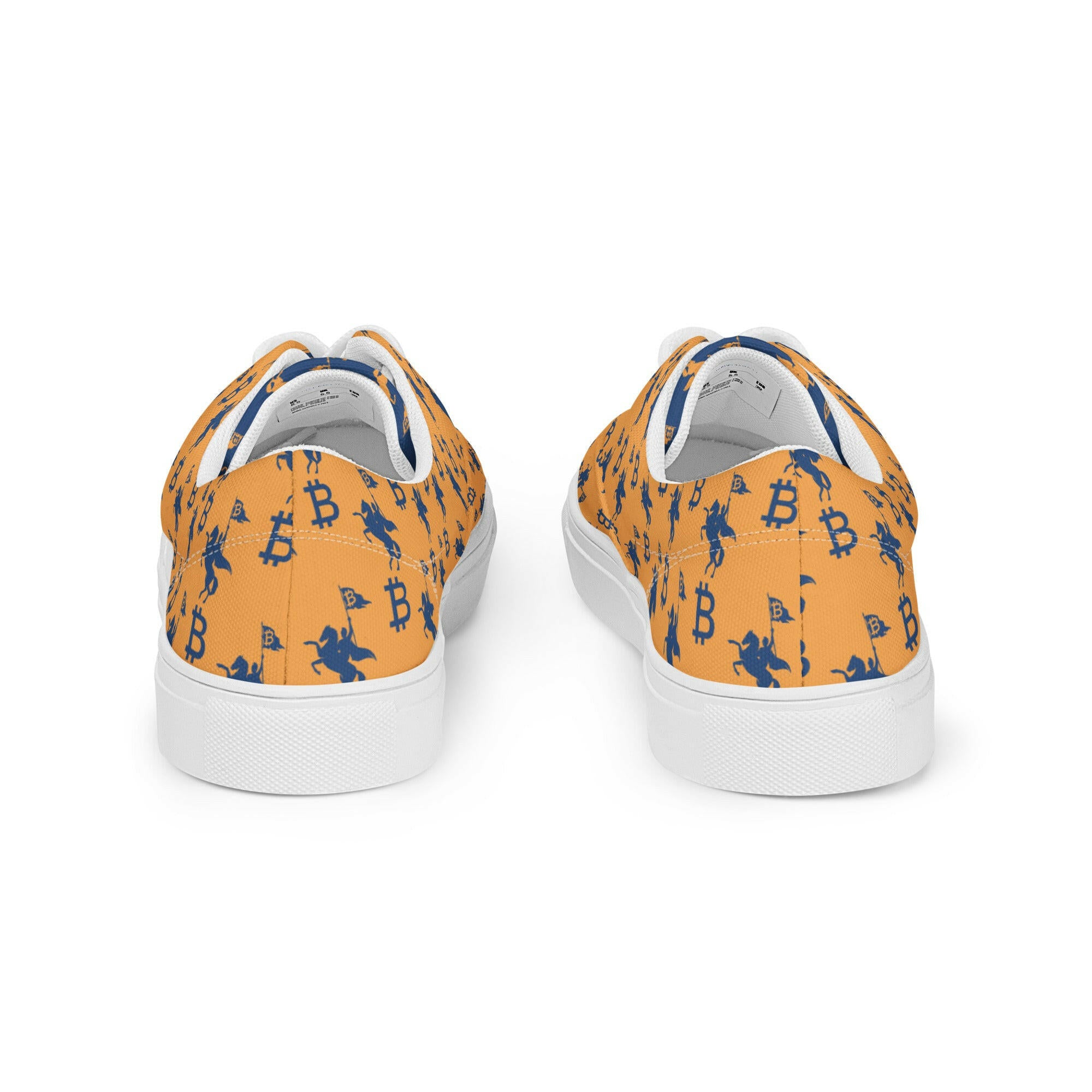 Soft Revolution / Orange Bitcoin Shoes - Nikki Nakamoto - The Orange Habit