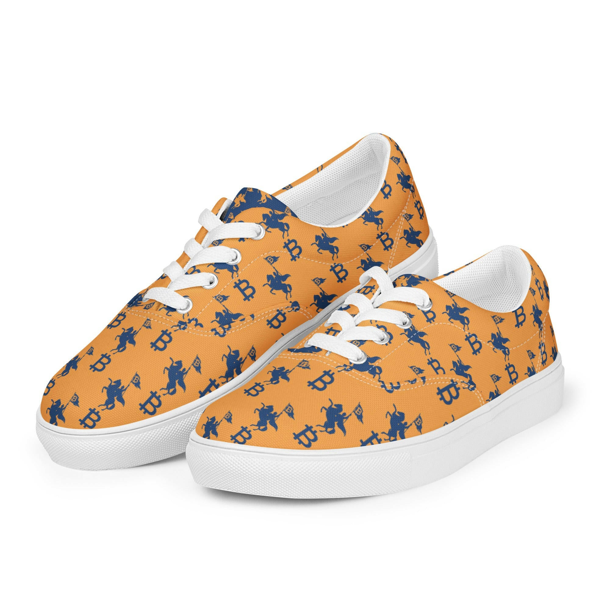 Soft Revolution / Orange Bitcoin Shoes - Nikki Nakamoto - The Orange Habit