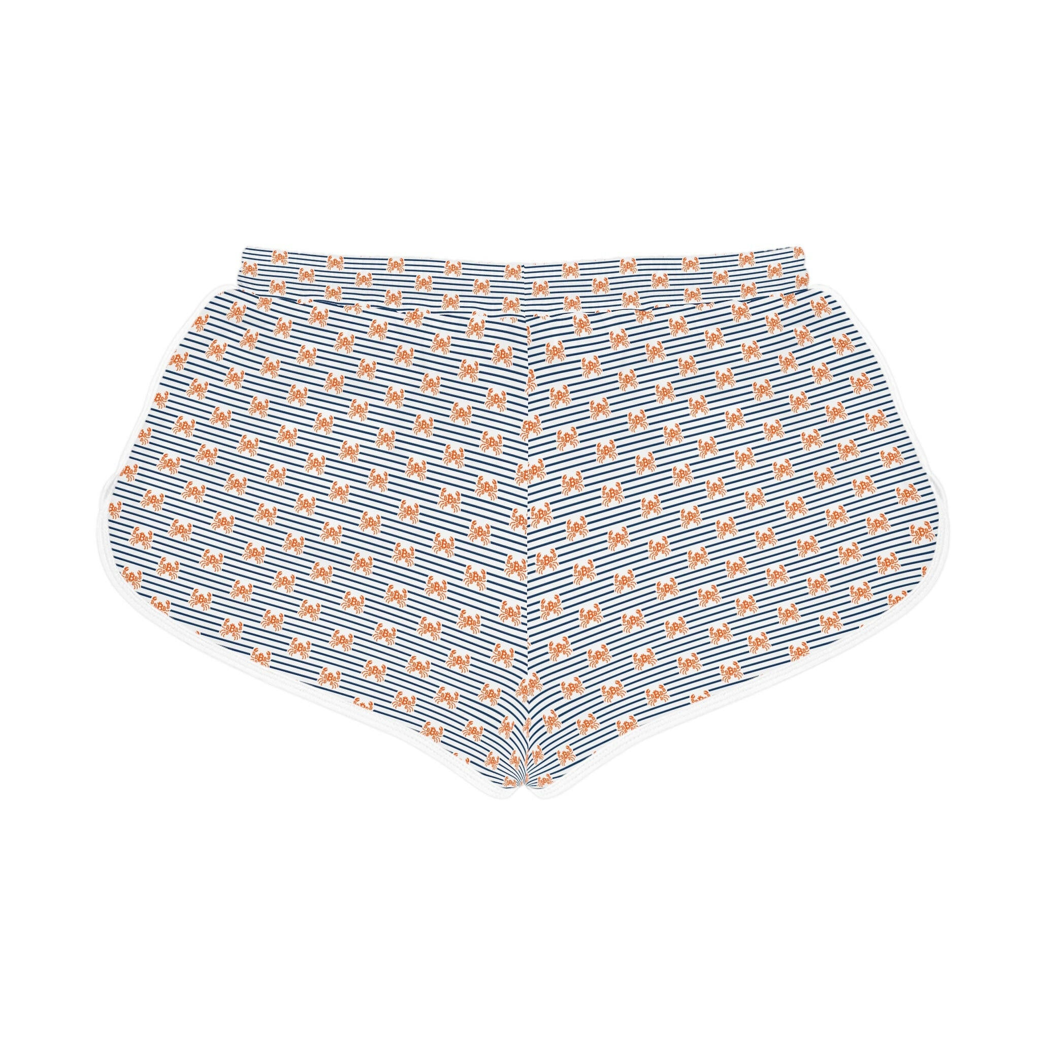Crab B / Nautical Womens Shorts - Nikki Nakamoto - The Orange Habit