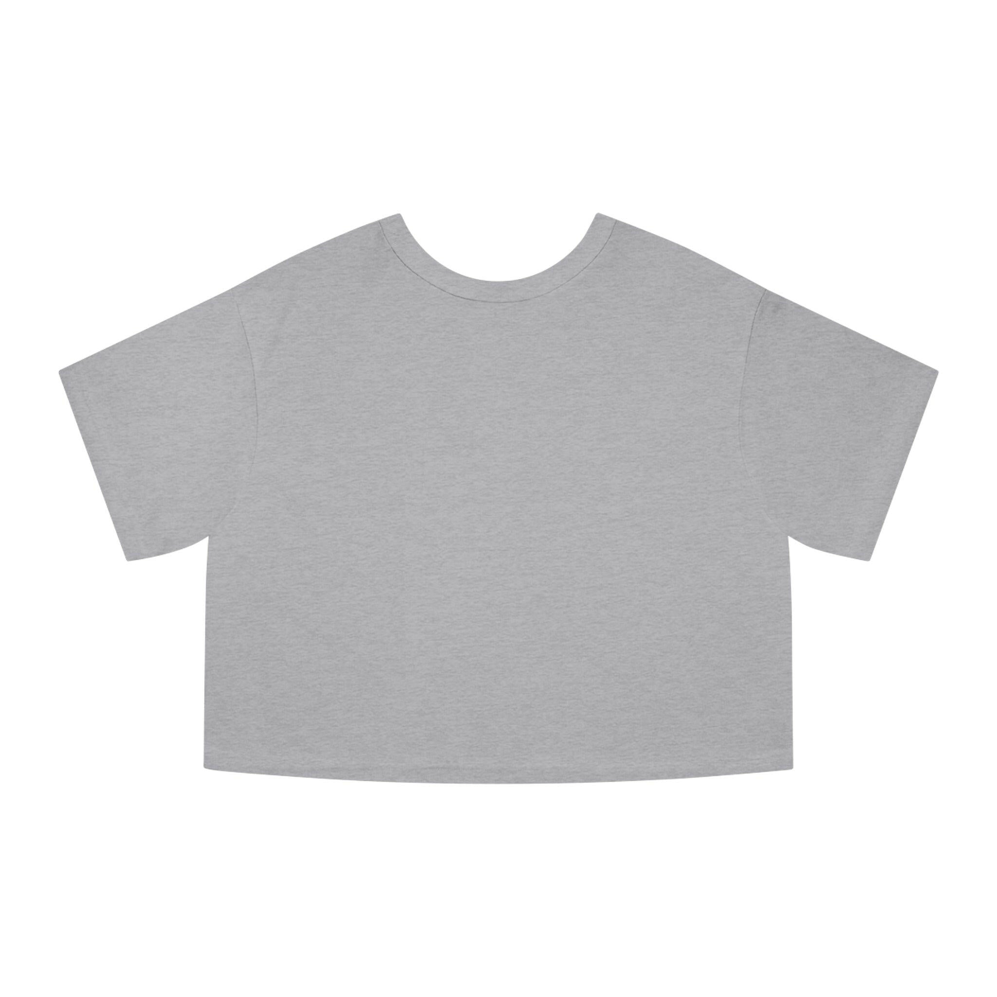 So Based / Champion Cropped Bitcoin T-shirt - Nikki Nakamoto - The Orange Habit