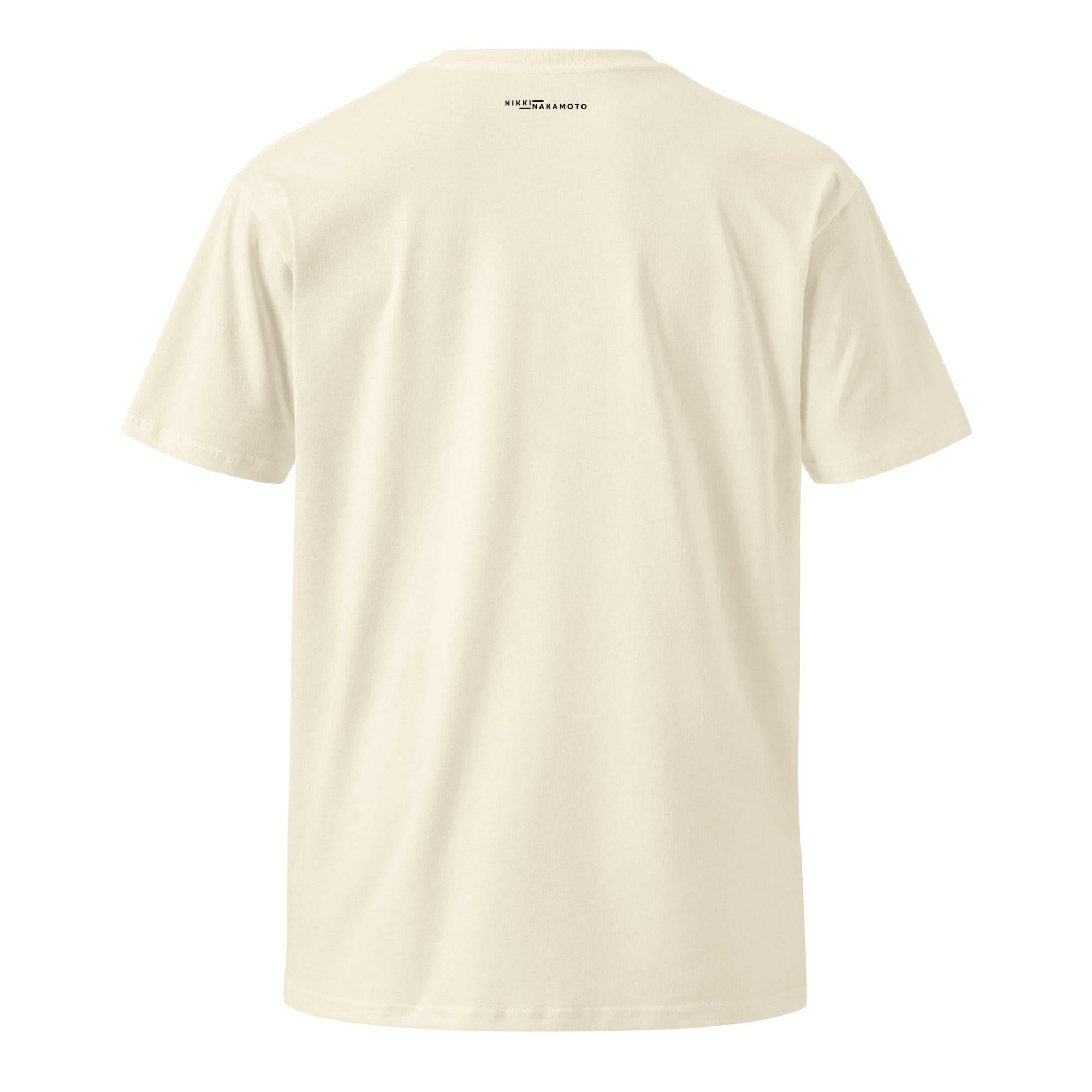 THE B / Premium Bitcoin T-shirt - Nikki Nakamoto - The Orange Habit