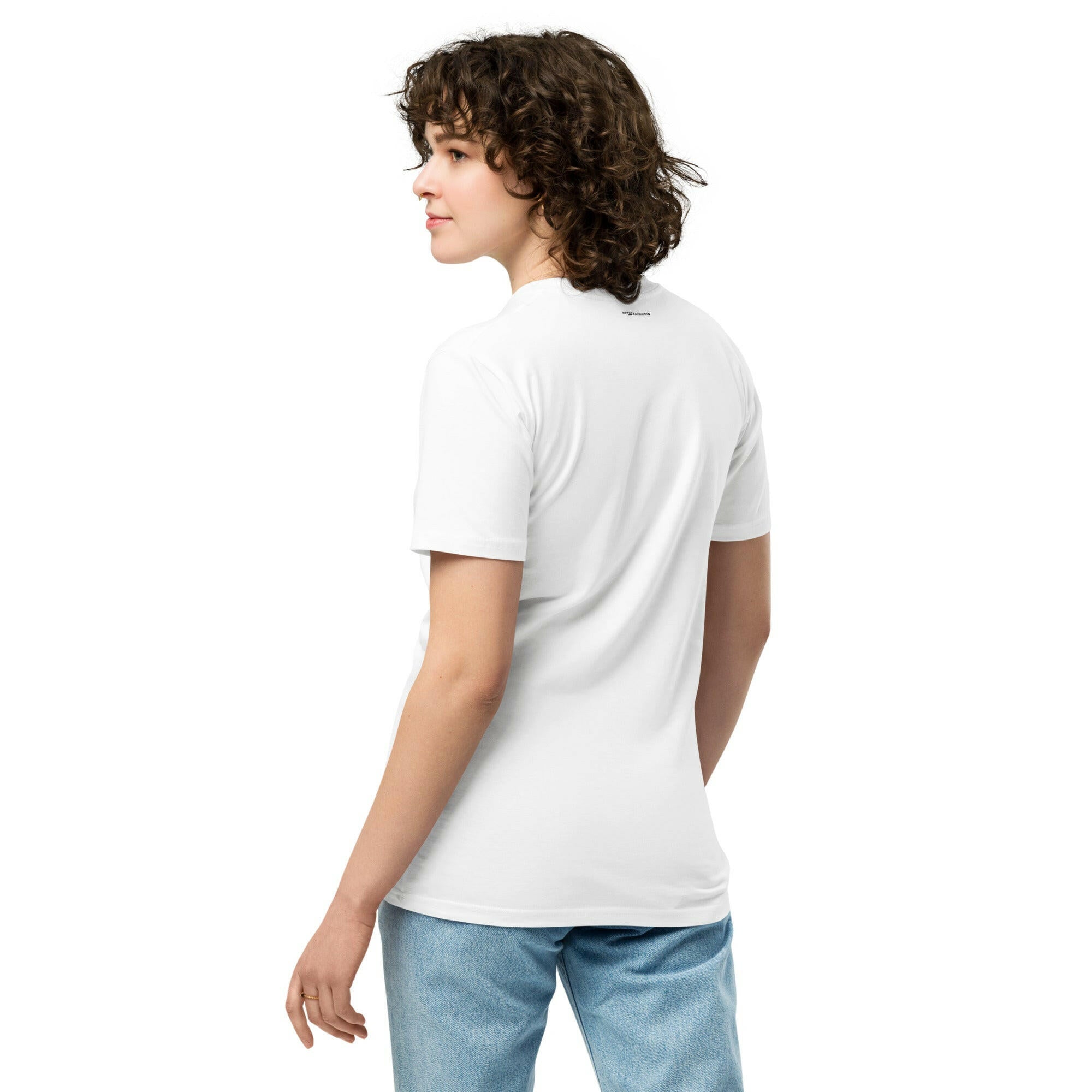 THE B / Premium Bitcoin T-shirt - Nikki Nakamoto - The Orange Habit