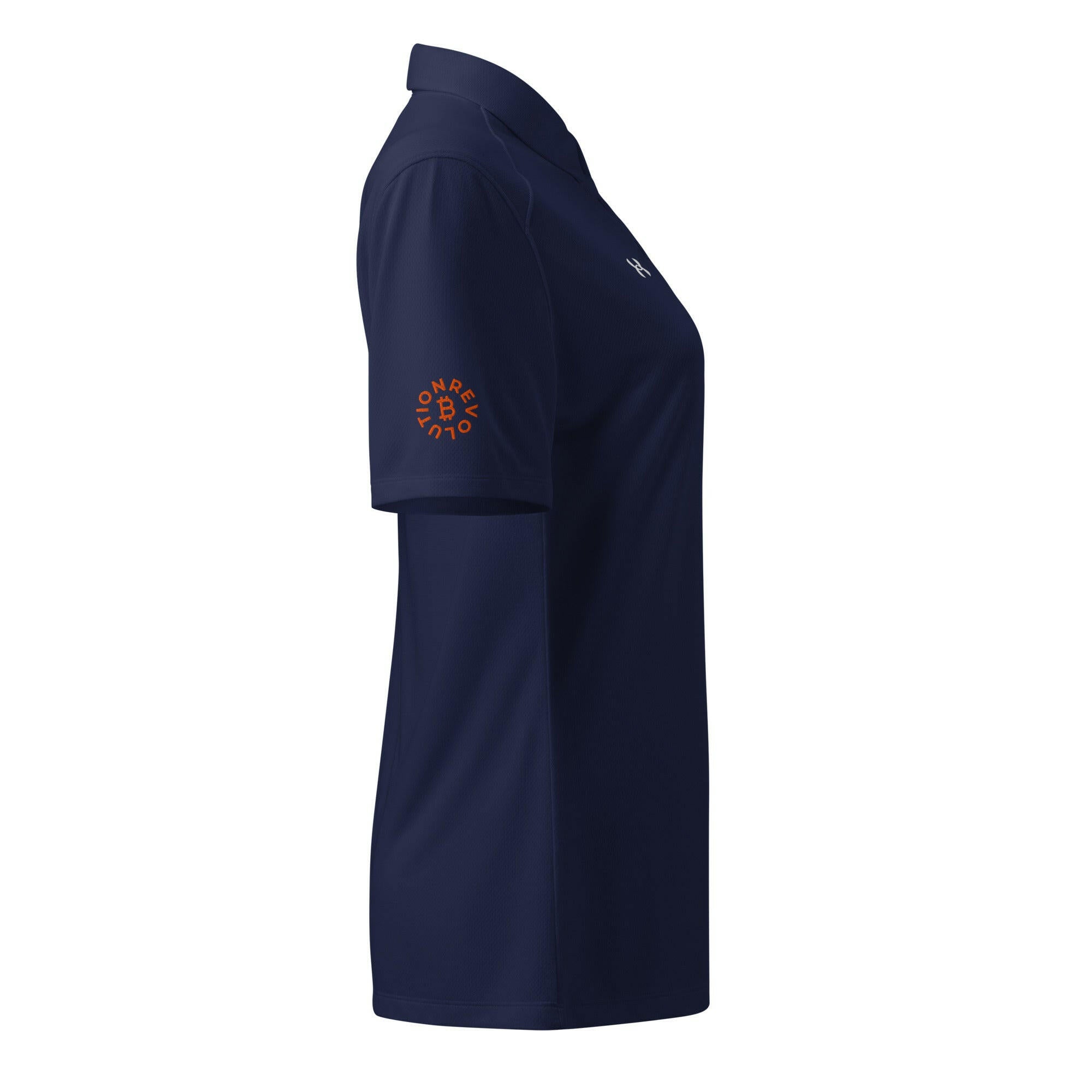 Soft Revolution / Under Armour® Women’s Bitcoin Polo - Nikki Nakamoto - The Orange Habit