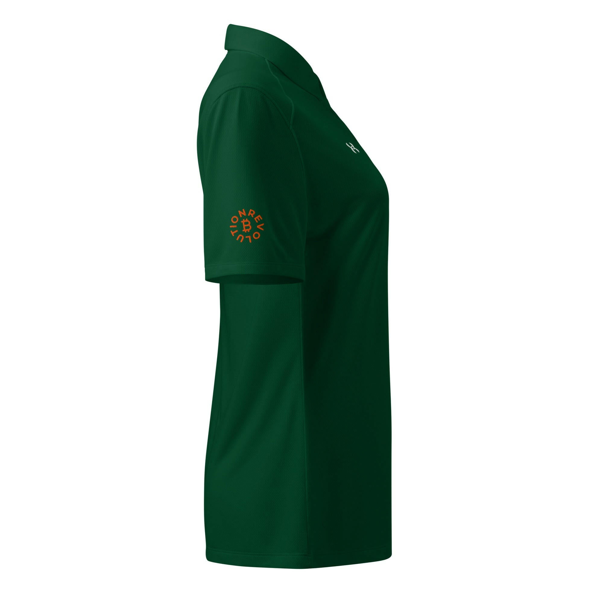 Soft Revolution / Under Armour® Women’s Bitcoin Polo - Nikki Nakamoto - The Orange Habit