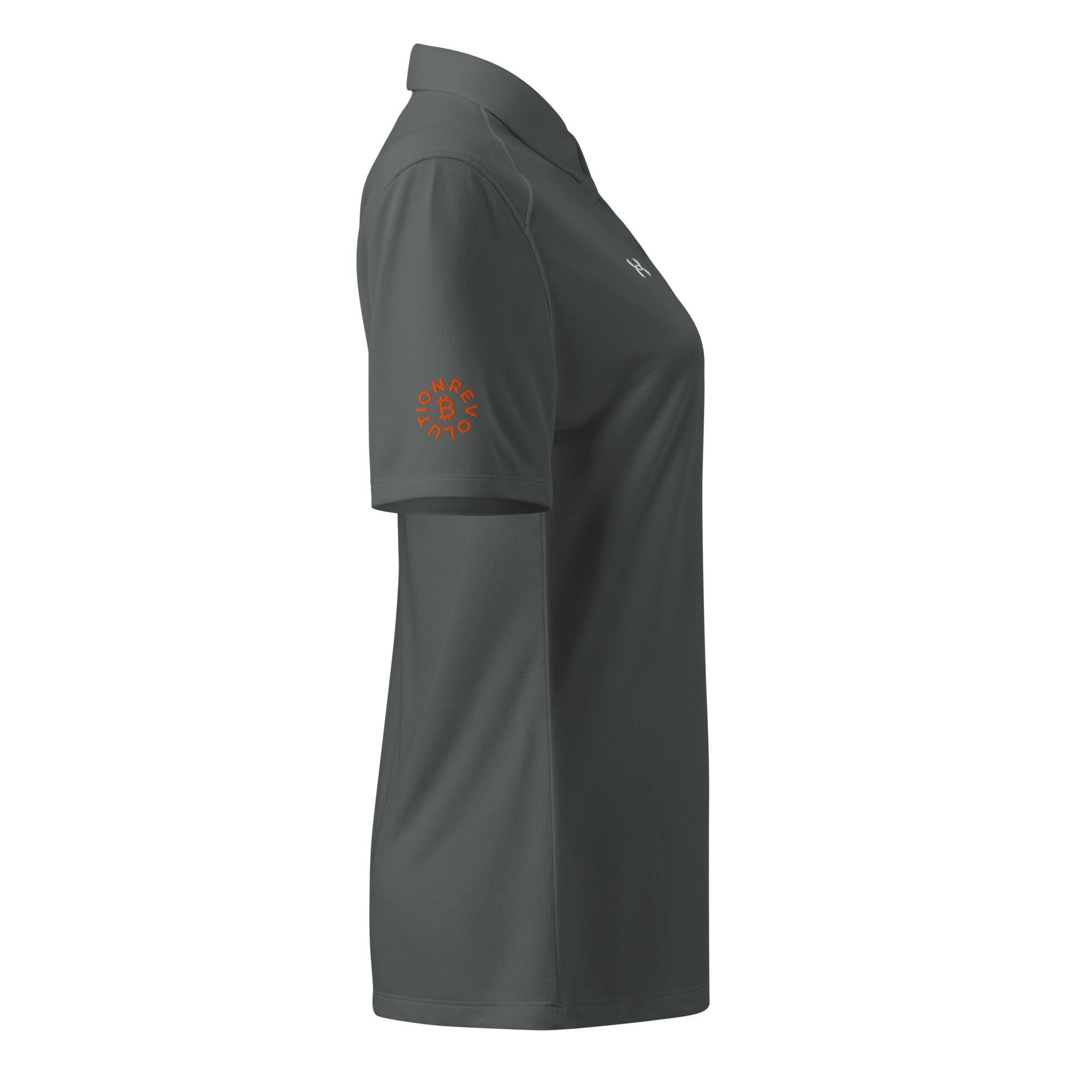 Soft Revolution / Under Armour® Women’s Bitcoin Polo - Nikki Nakamoto - The Orange Habit