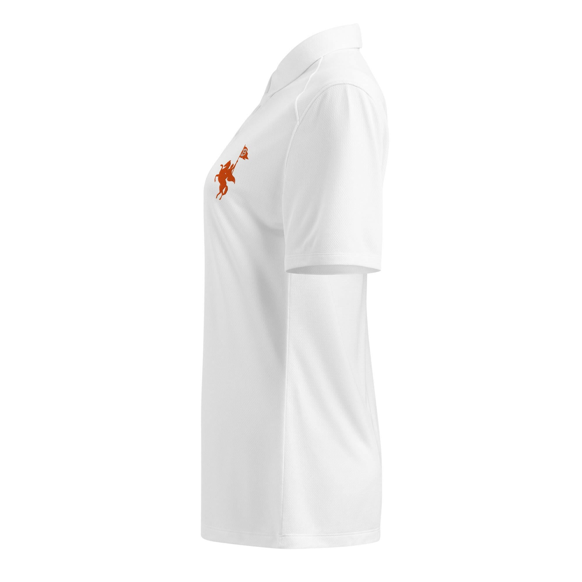 Soft Revolution / Under Armour® Women’s Bitcoin Polo - Nikki Nakamoto - The Orange Habit