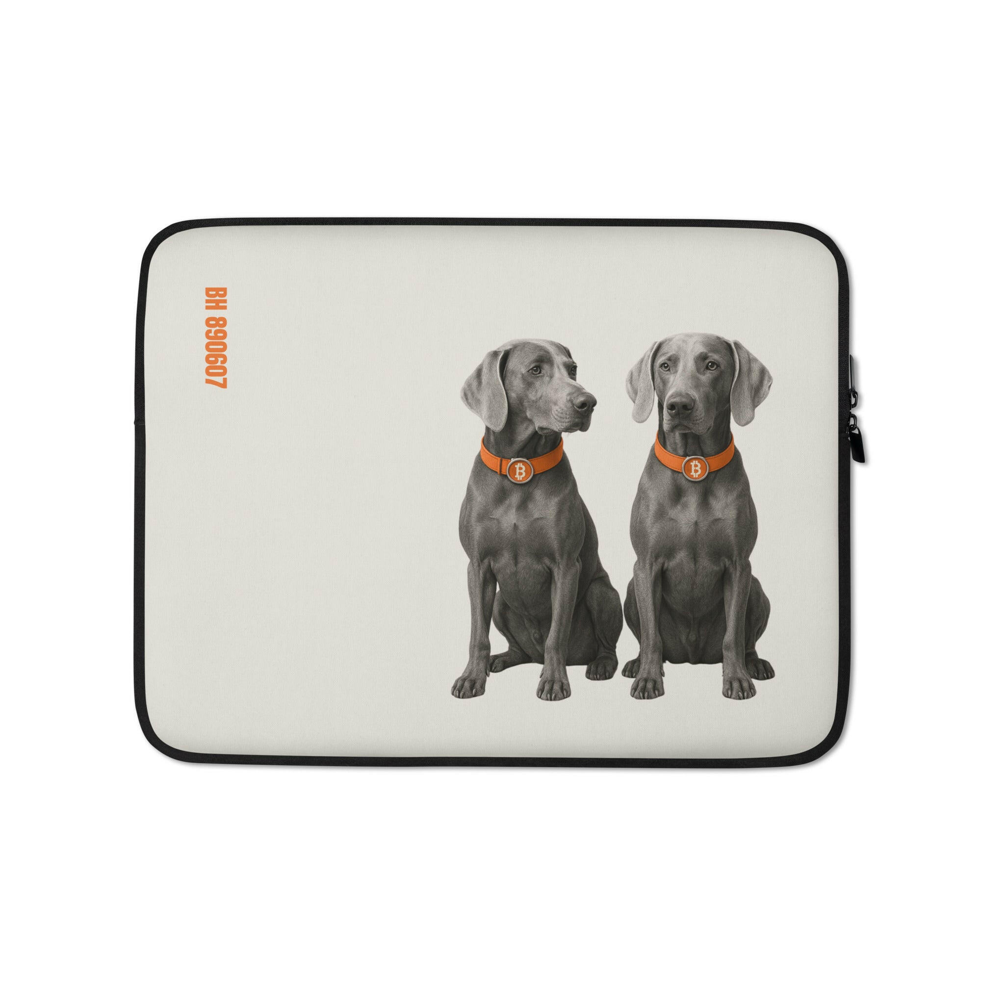 HODL Dog / Weimaraner Laptop Sleeve - Orange Habit Home - The Orange Habit