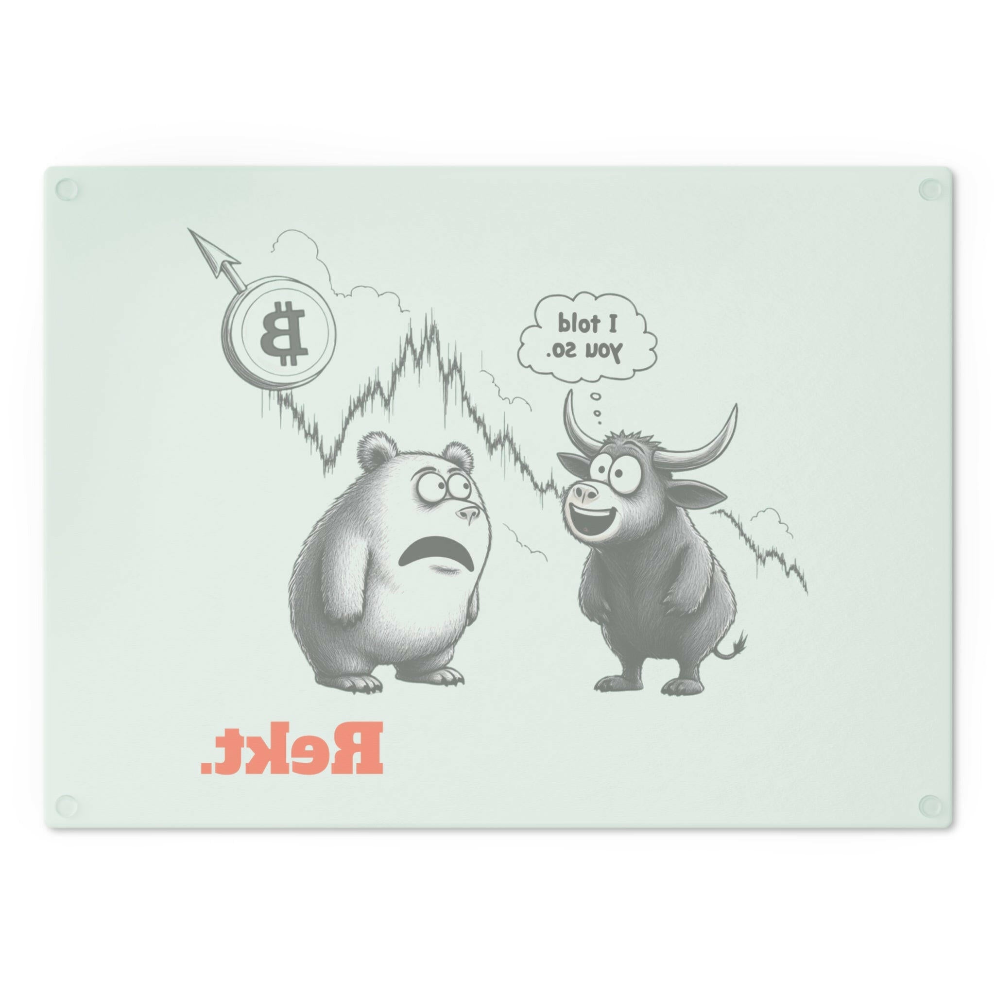 HFSP / Bitcoin Cutting Board - Orange Habit Home - The Orange Habit