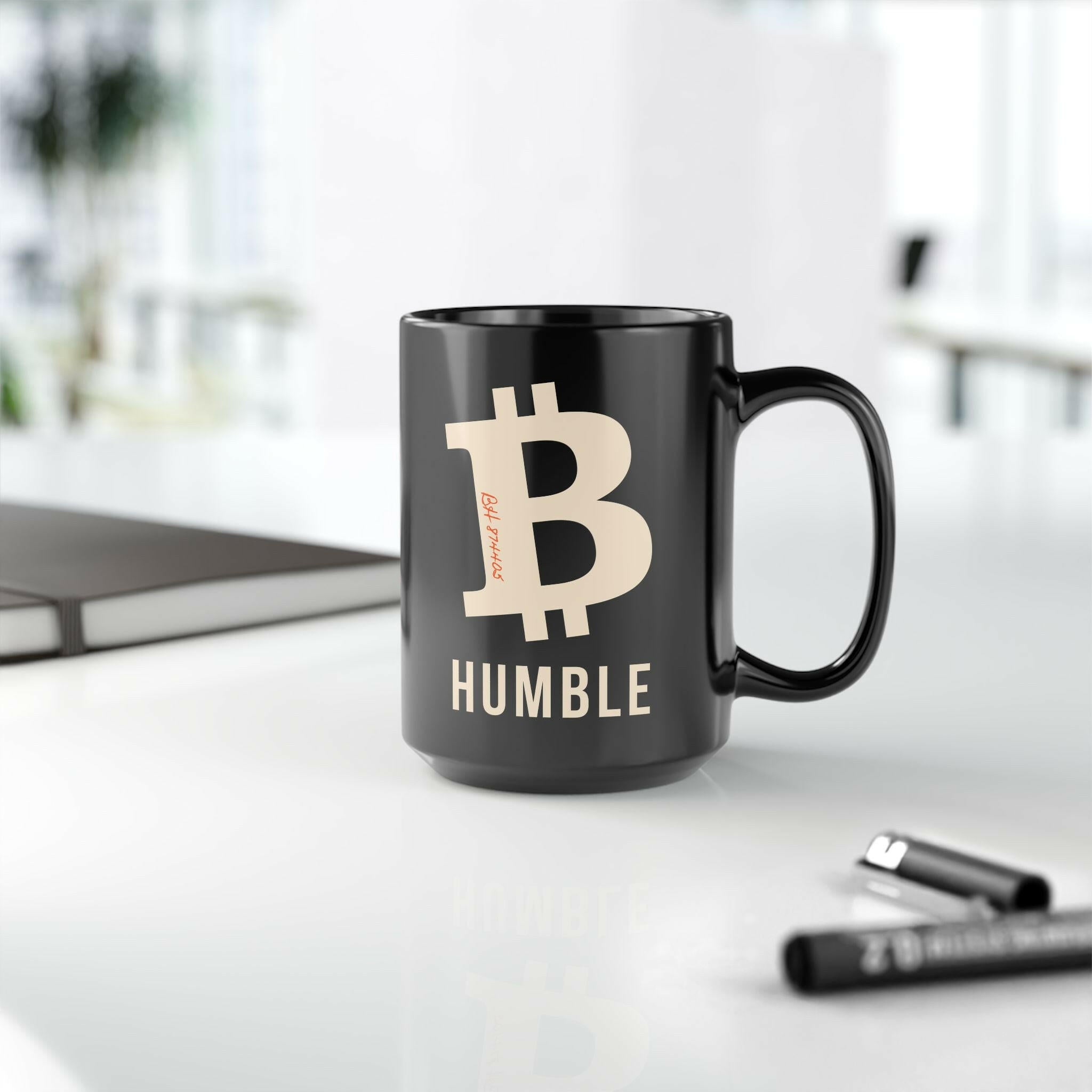B Humble / Bitcoin Mug - Orange Habit Home - The Orange Habit