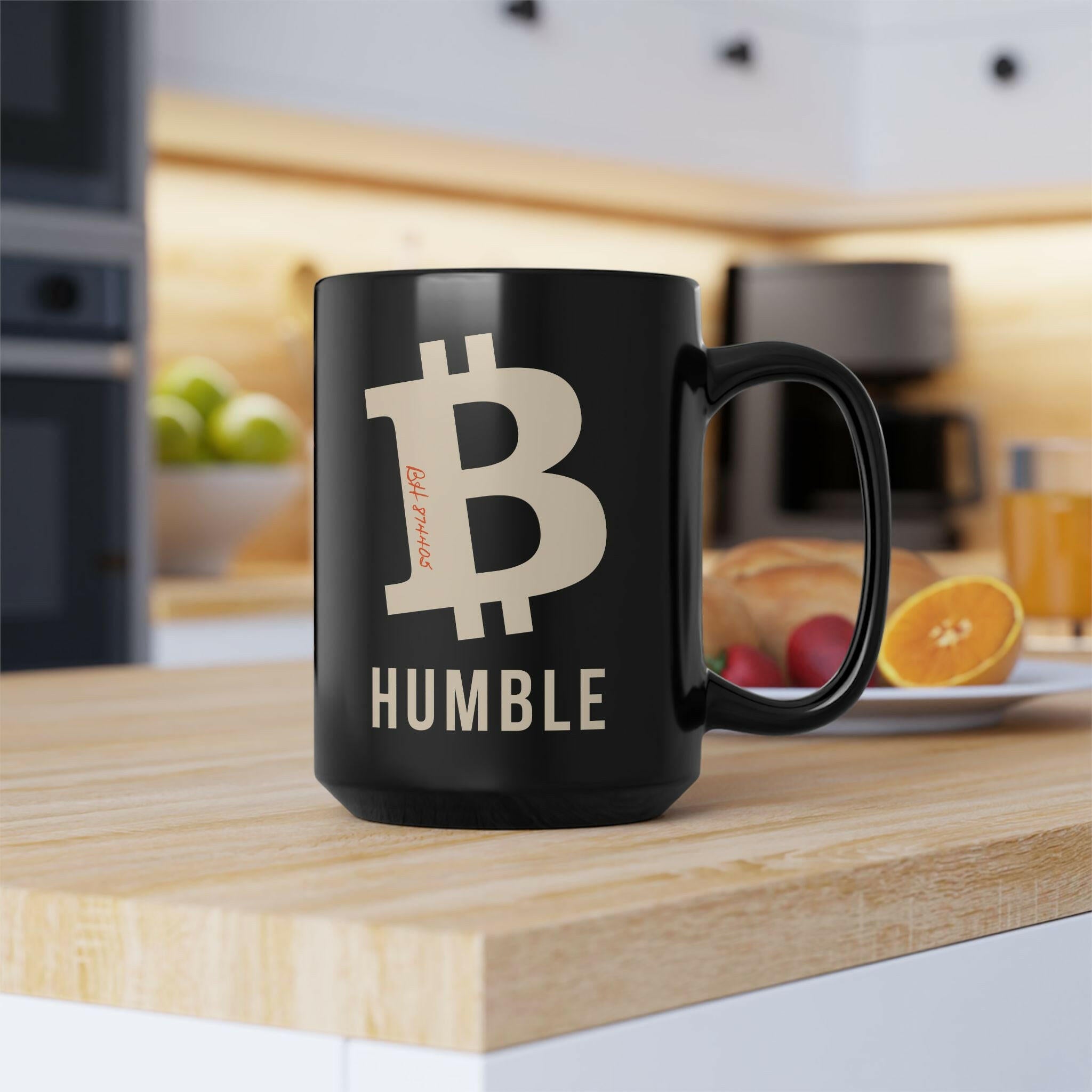B Humble / Bitcoin Mug - Orange Habit Home - The Orange Habit
