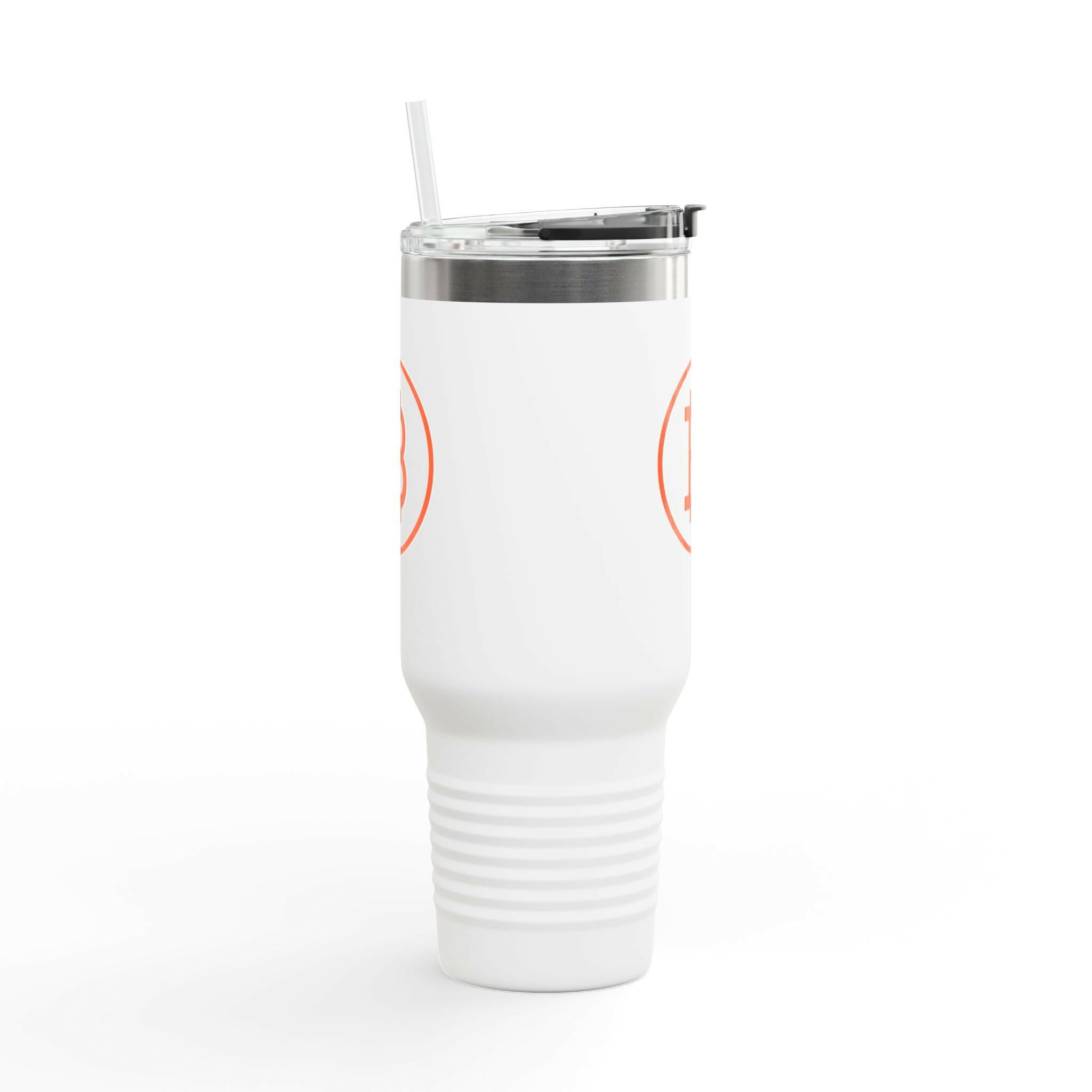 B Humble / Bitcoin Insulated Travel Mug - Orange Habit Home - The Orange Habit