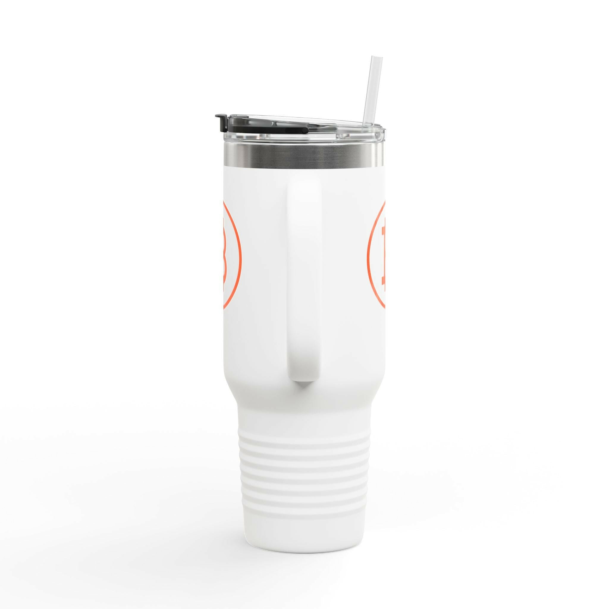 B Humble / Bitcoin Insulated Travel Mug - Orange Habit Home - The Orange Habit