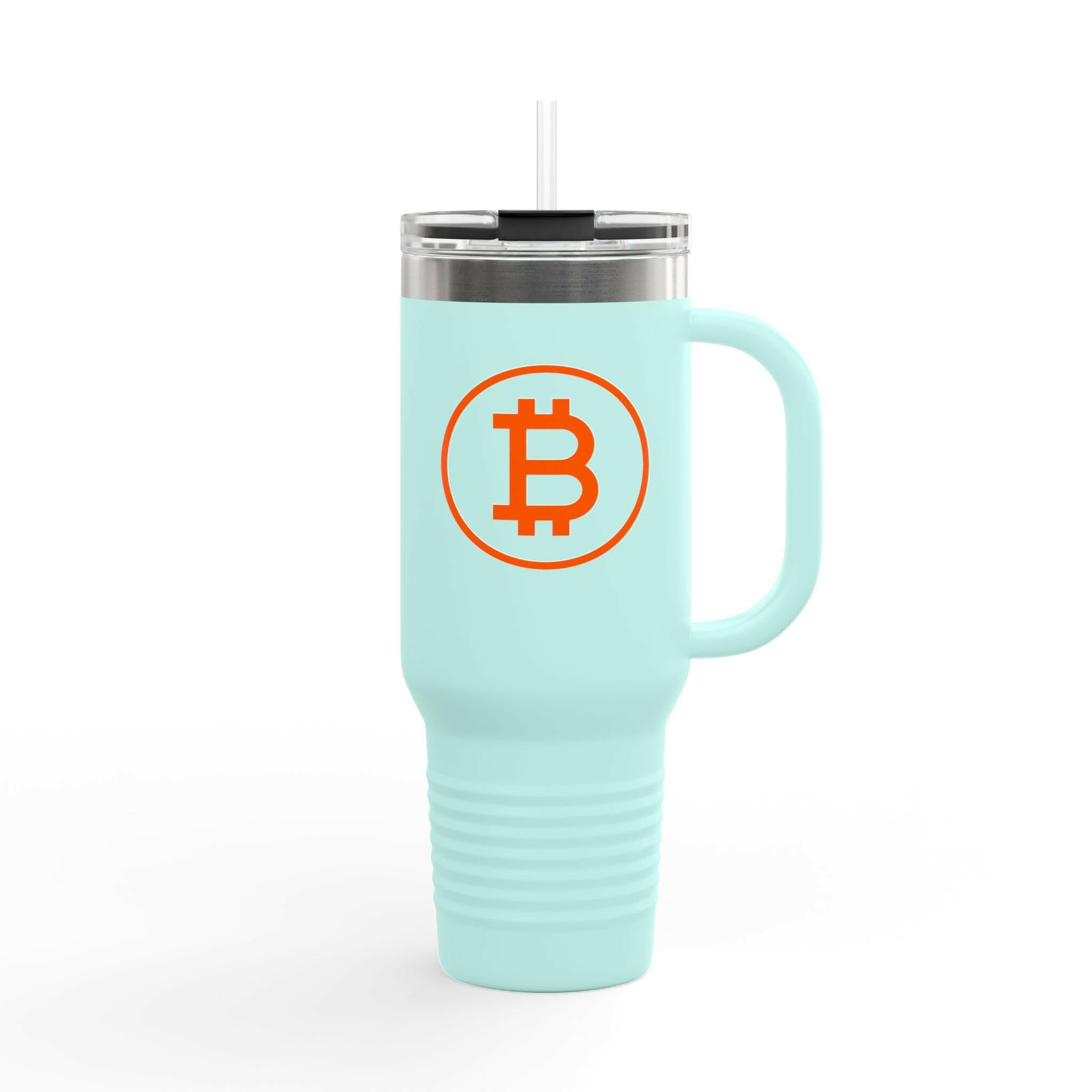 B Humble / Bitcoin Insulated Travel Mug - Orange Habit Home - The Orange Habit