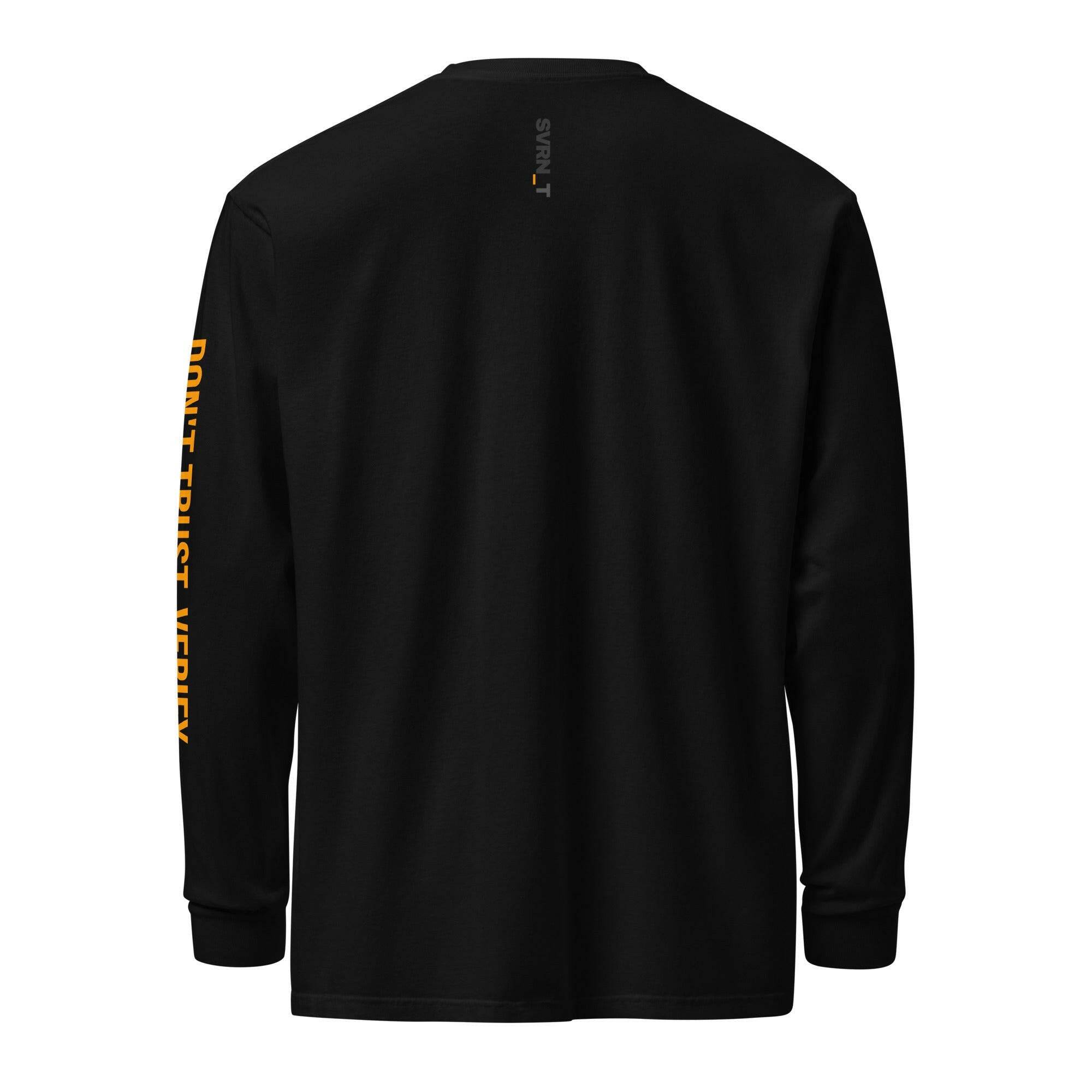 RESOLUTION / Long Sleeve T-shirt - SVRN_T - The Orange Habit