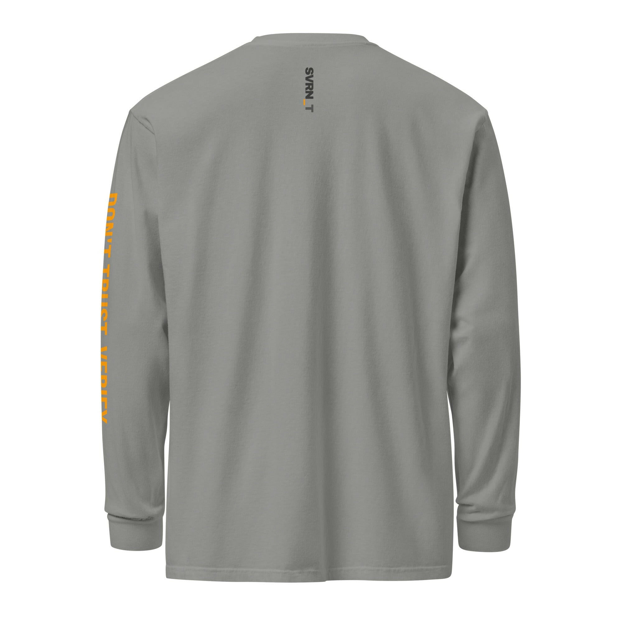 RESOLUTION / Long Sleeve T-shirt - SVRN_T - The Orange Habit
