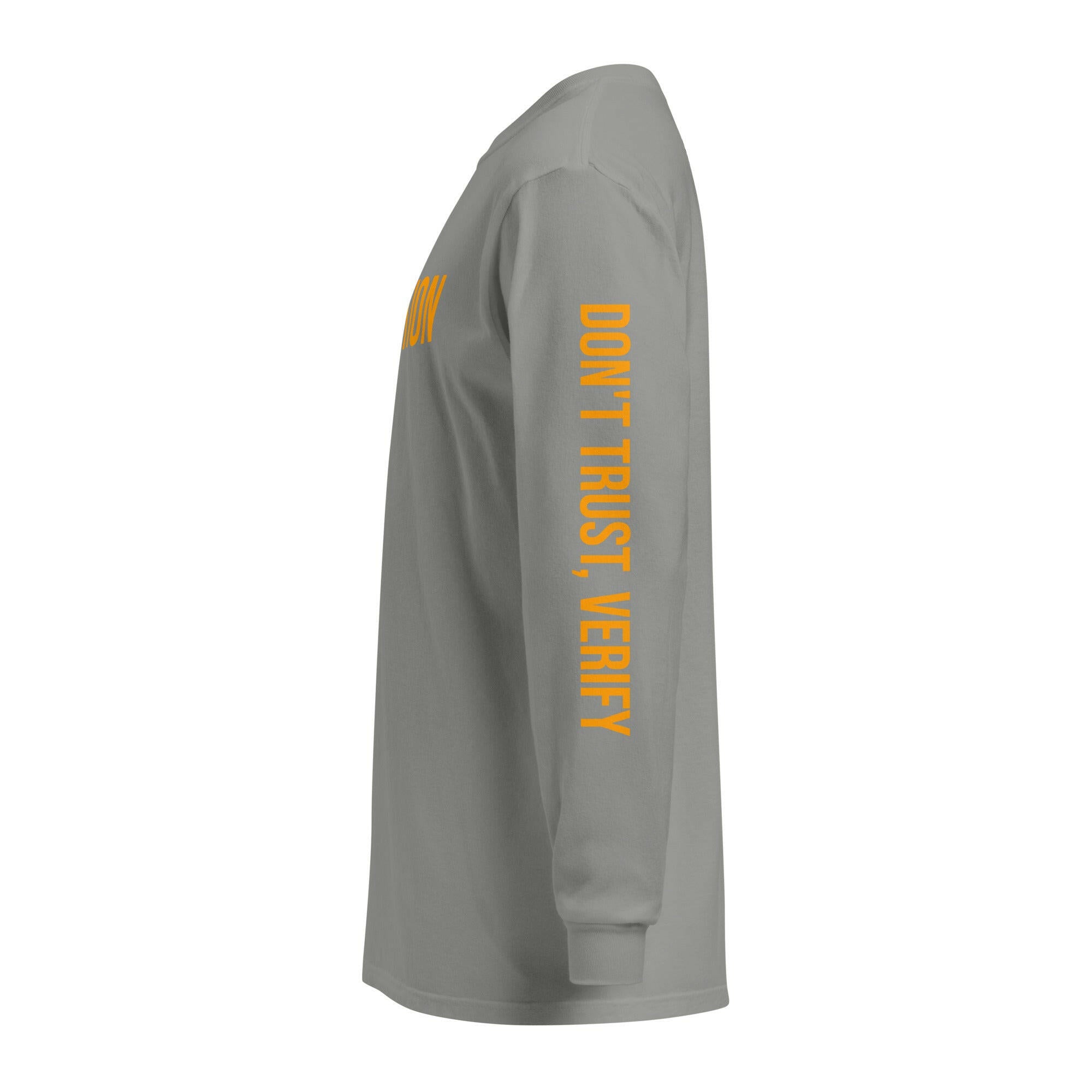 RESOLUTION / Long Sleeve T-shirt - SVRN_T - The Orange Habit