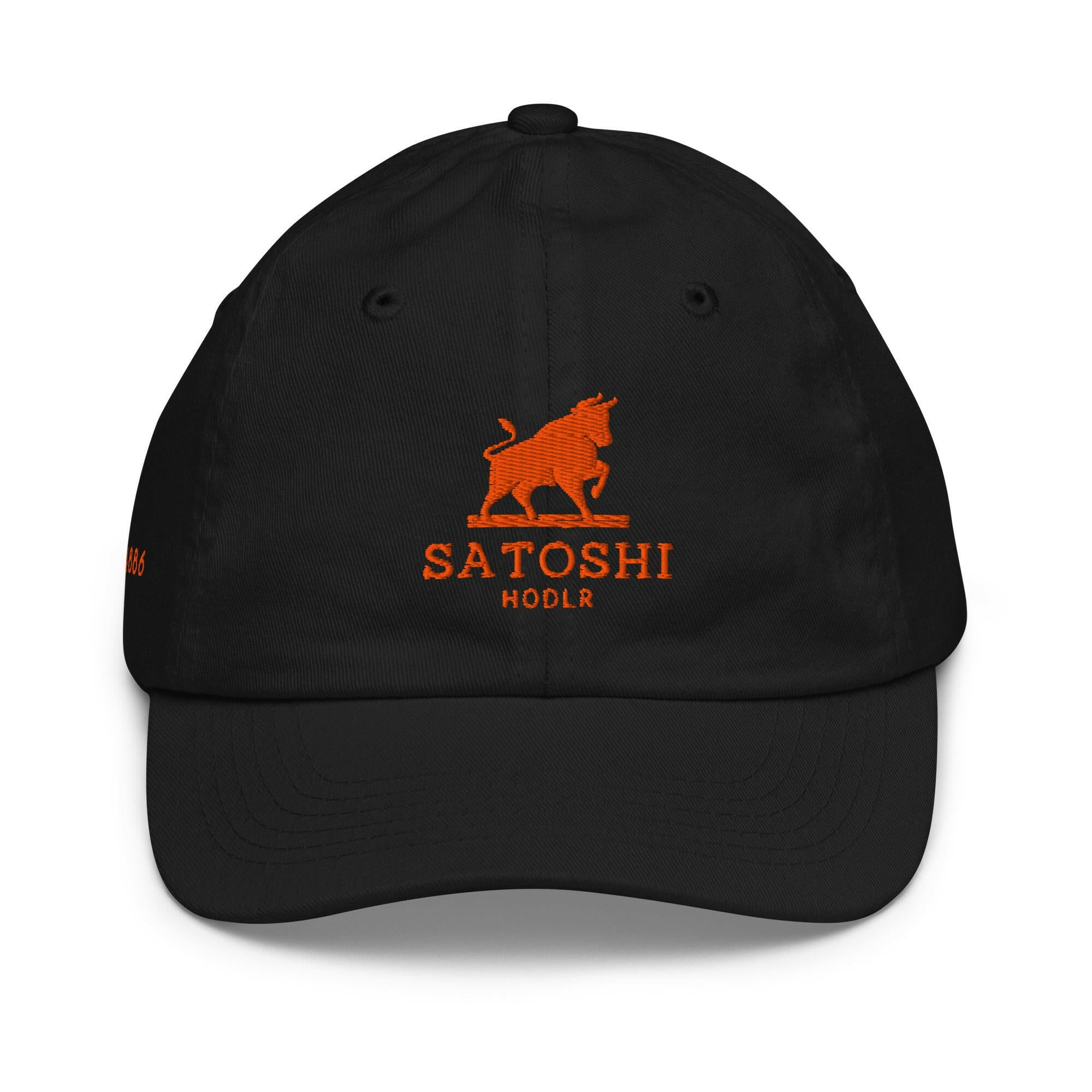 SATOSHI HODLR / Kids Bitcoin Hat - Lil'B Hats - The Orange Habit