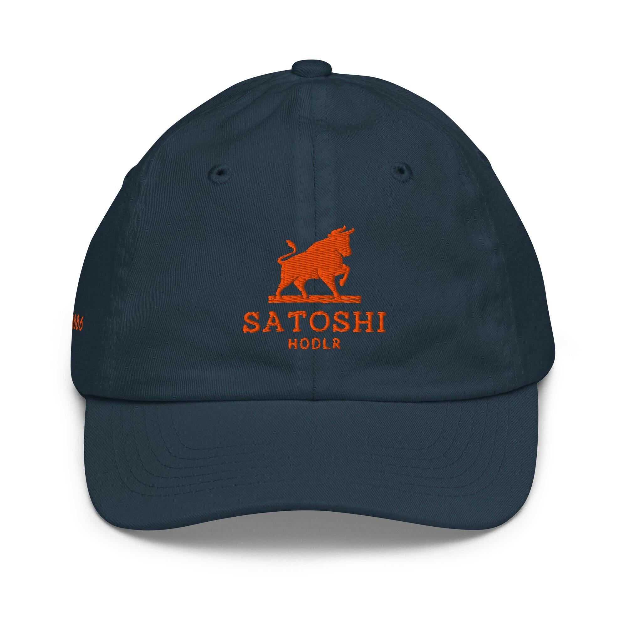 SATOSHI HODLR / Kids Bitcoin Hat - Lil'B Hats - The Orange Habit