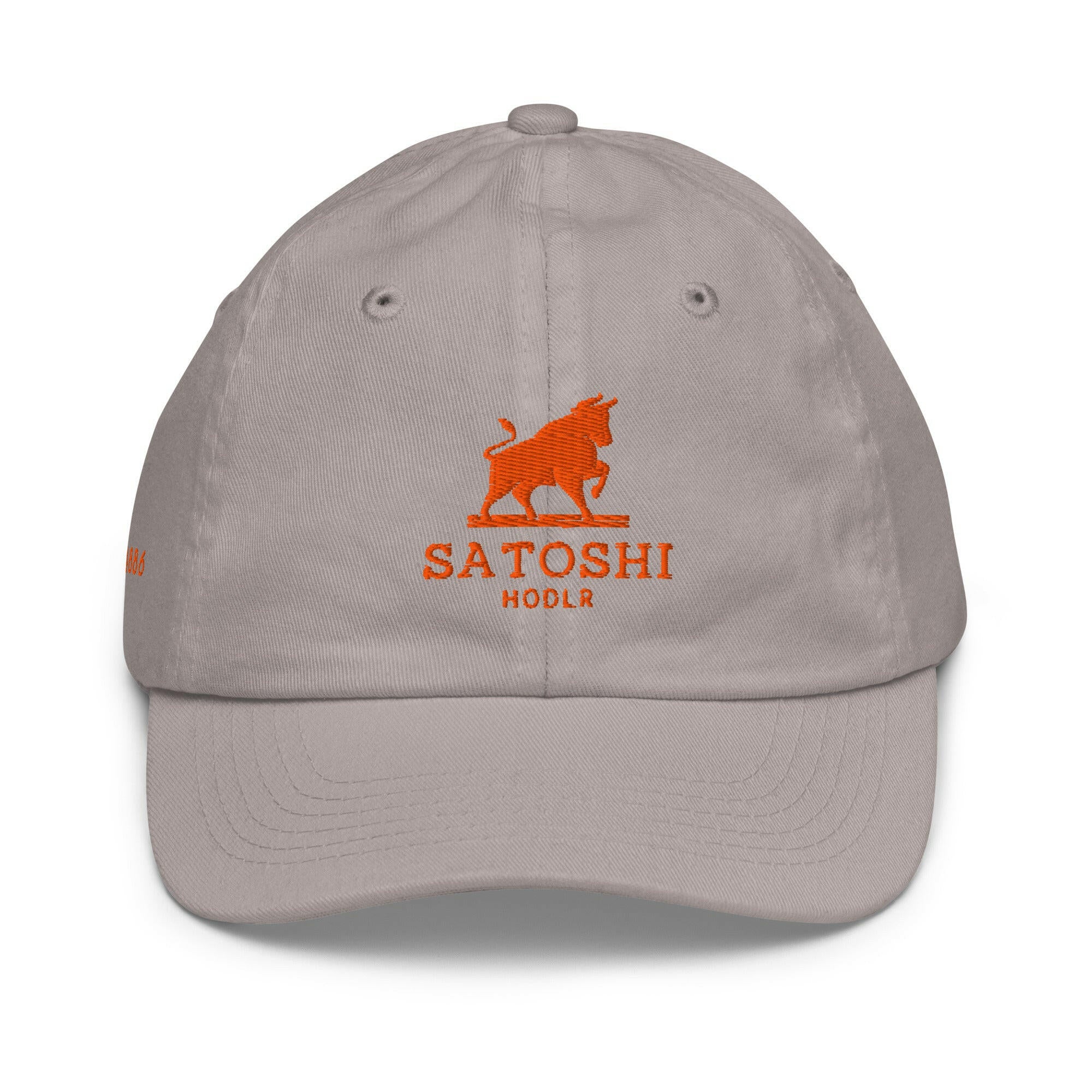 SATOSHI HODLR / Kids Bitcoin Hat - Lil'B Hats - The Orange Habit