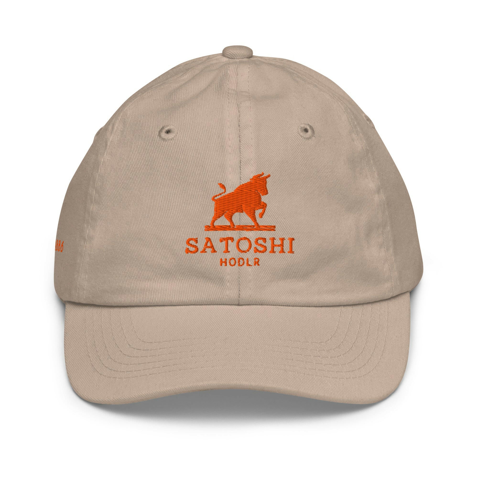 SATOSHI HODLR / Kids Bitcoin Hat - Lil'B Hats - The Orange Habit