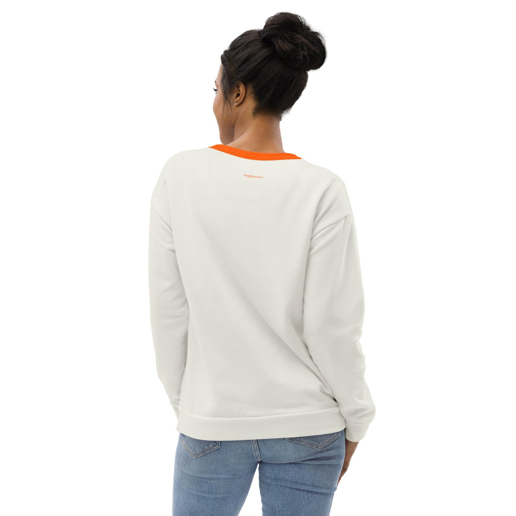 SATOSHI HODLR / Premium Bitcoin Sweatshirt - Nikki Nakamoto - The Orange Habit