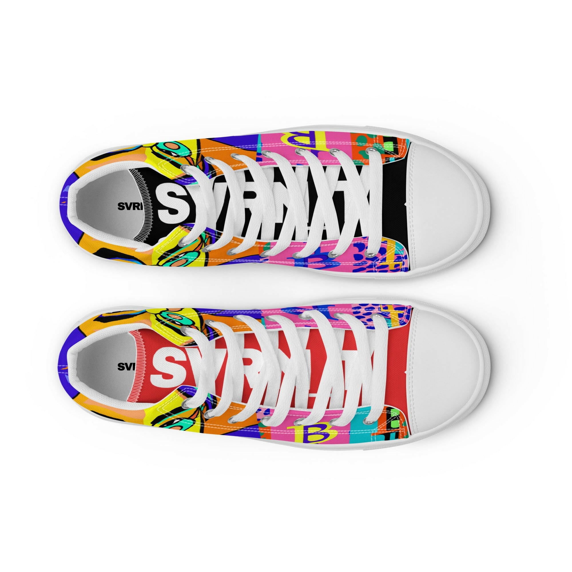 SATOSHI MATISSE / Mens Bitcoin High Tops - SVRN_T - The Orange Habit
