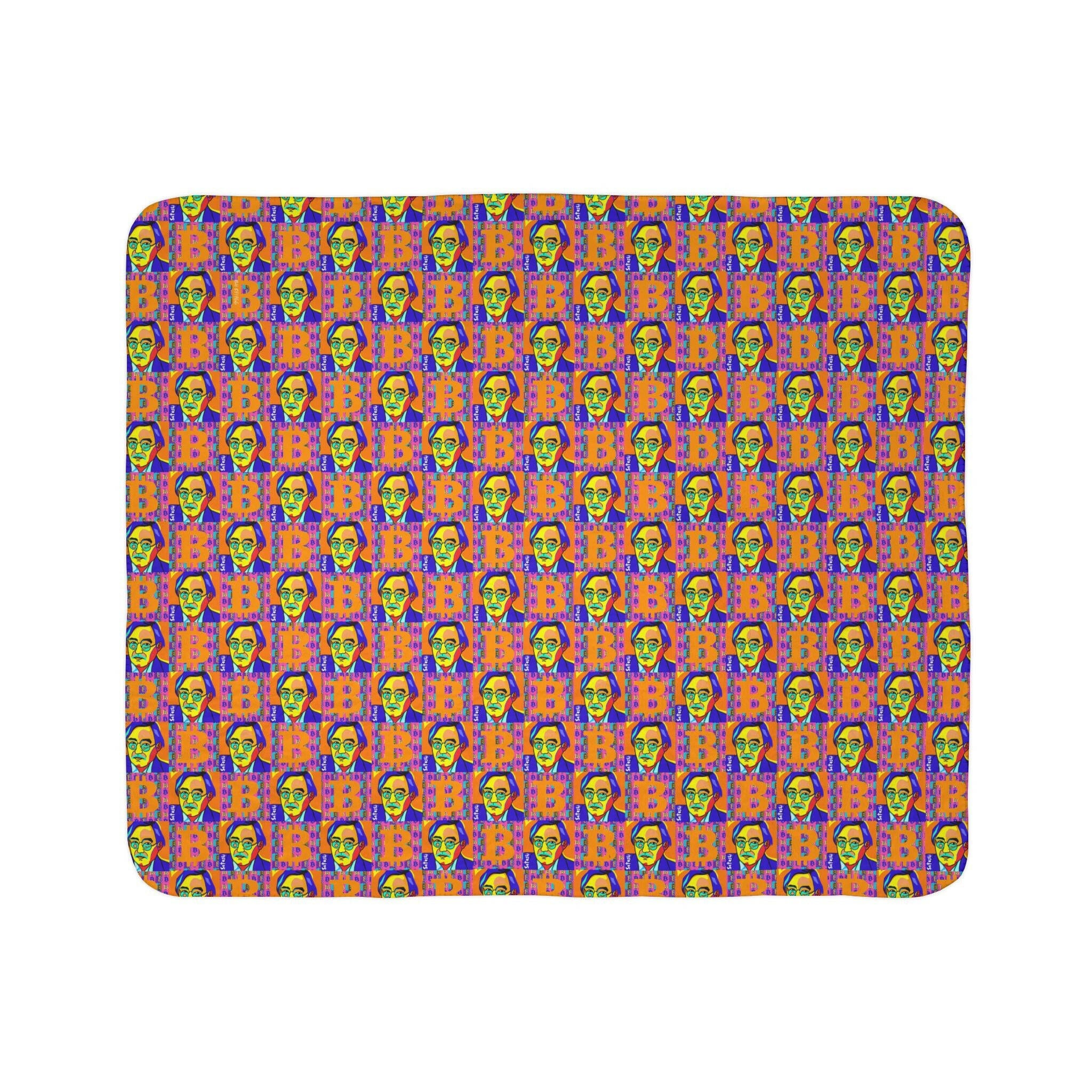 SATOSHI MATISSE / Sherpa Blanket - Orange Habit Home - The Orange Habit
