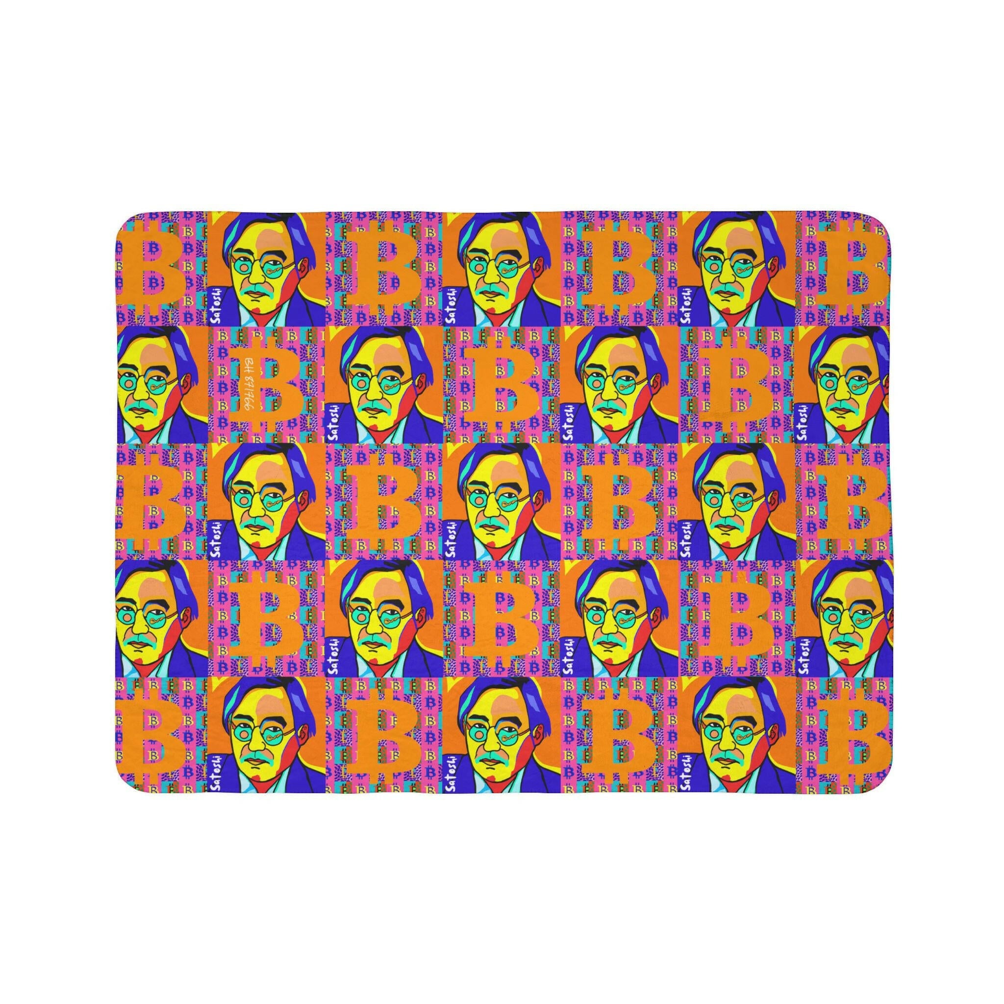 SATOSHI MATISSE / Sherpa Blanket - Orange Habit Home - The Orange Habit