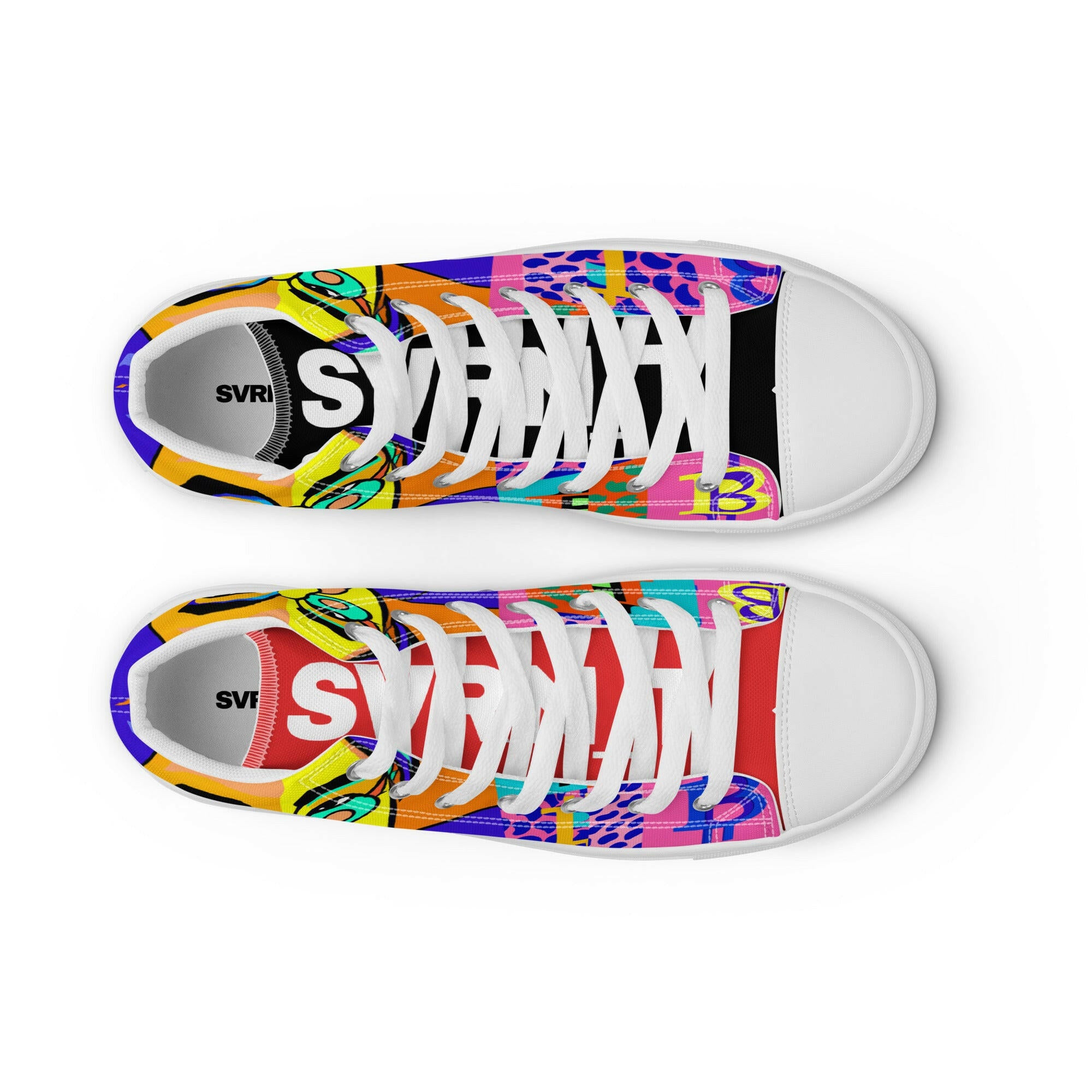SATOSHI MATISSE / Womens Bitcoin High Tops - SVRN_T Woman - The Orange Habit