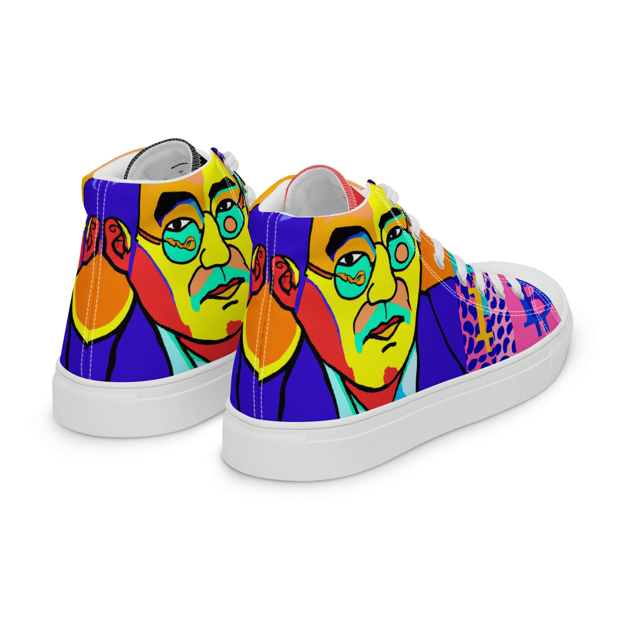 SATOSHI MATISSE / Womens Bitcoin High Tops - SVRN_T Woman - The Orange Habit