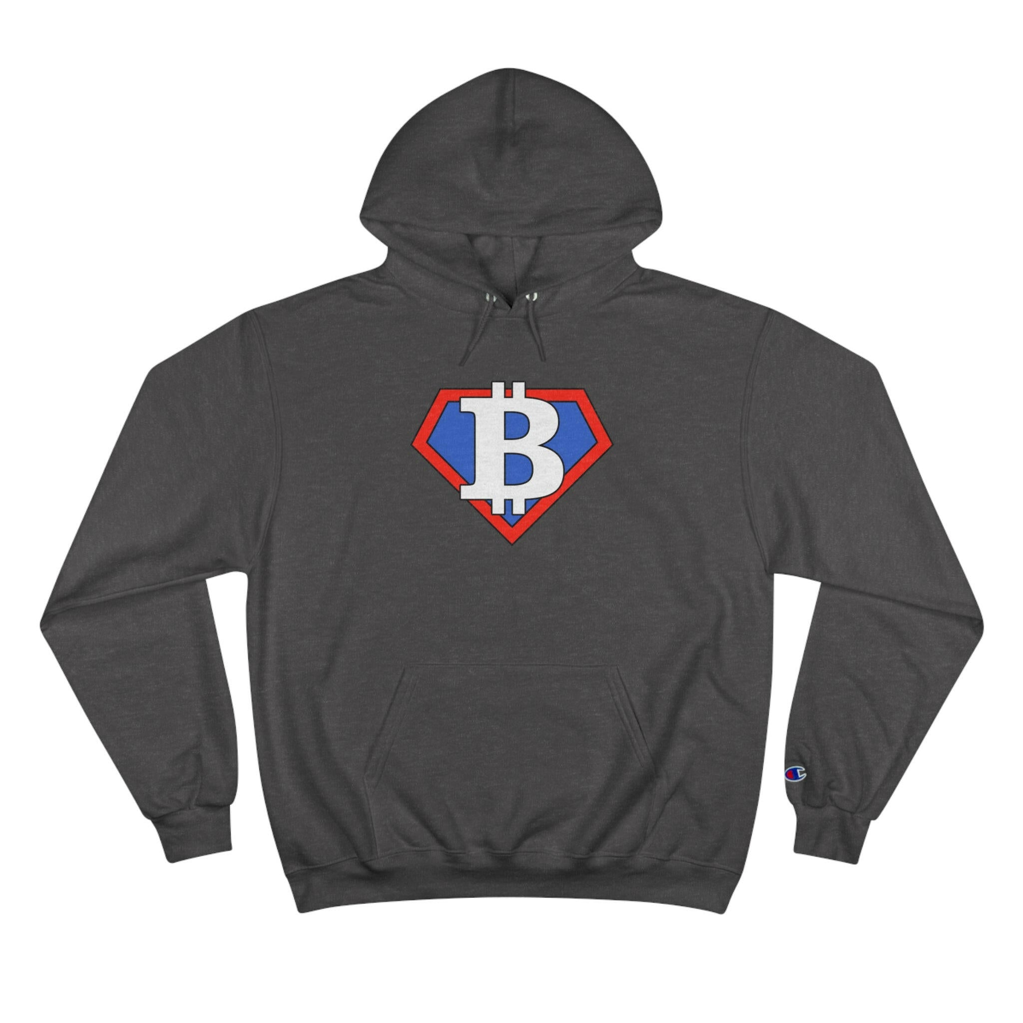 SUPER B / Champion Bitcoin Hoodie - SVRN_T - The Orange Habit
