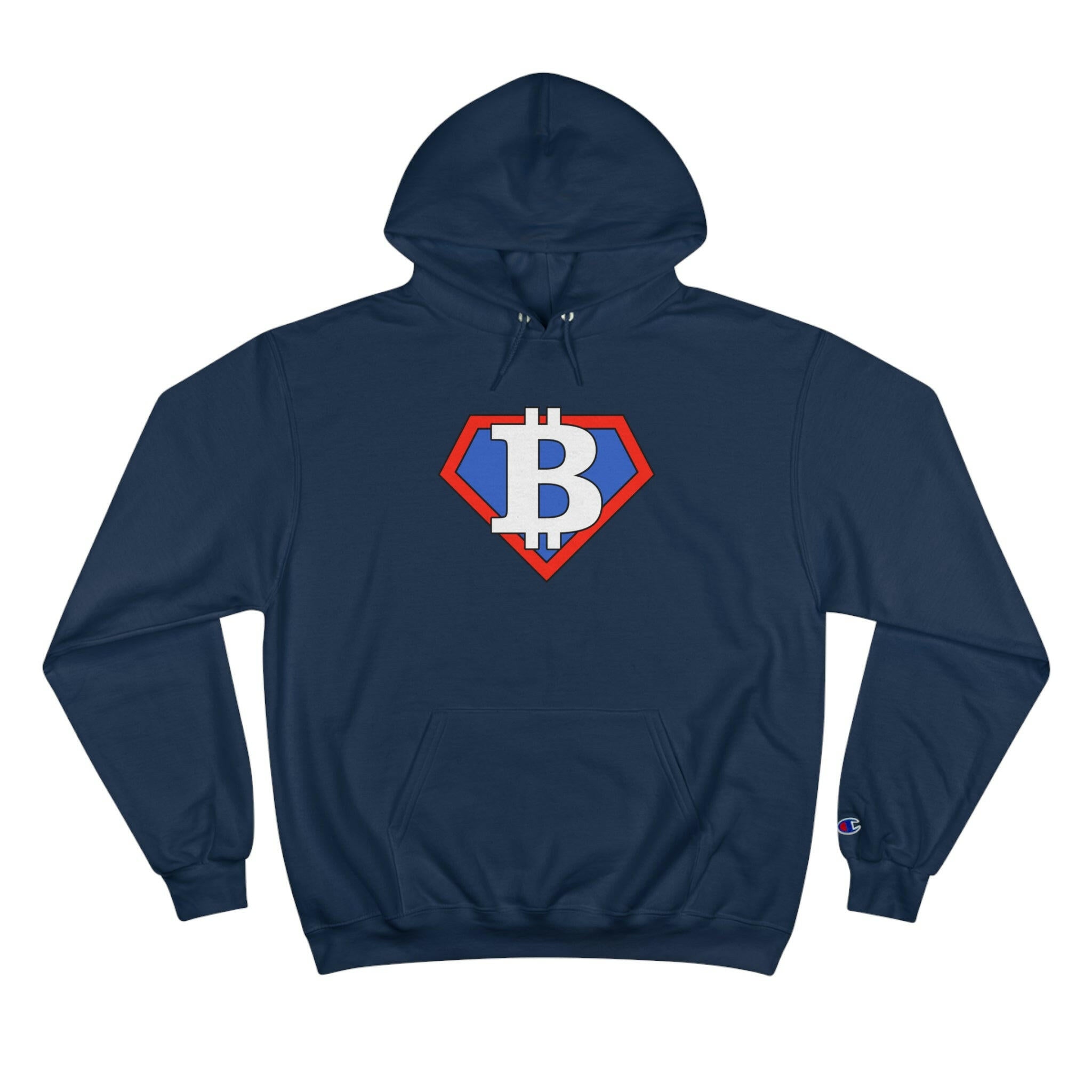SUPER B / Champion Bitcoin Hoodie - SVRN_T - The Orange Habit