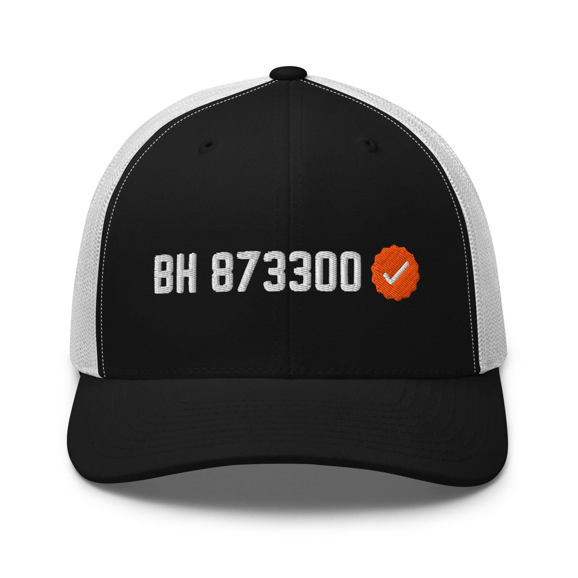 100K Verified BH / Bitcoin Trucker Cap - SVRN_T Hats - The Orange Habit