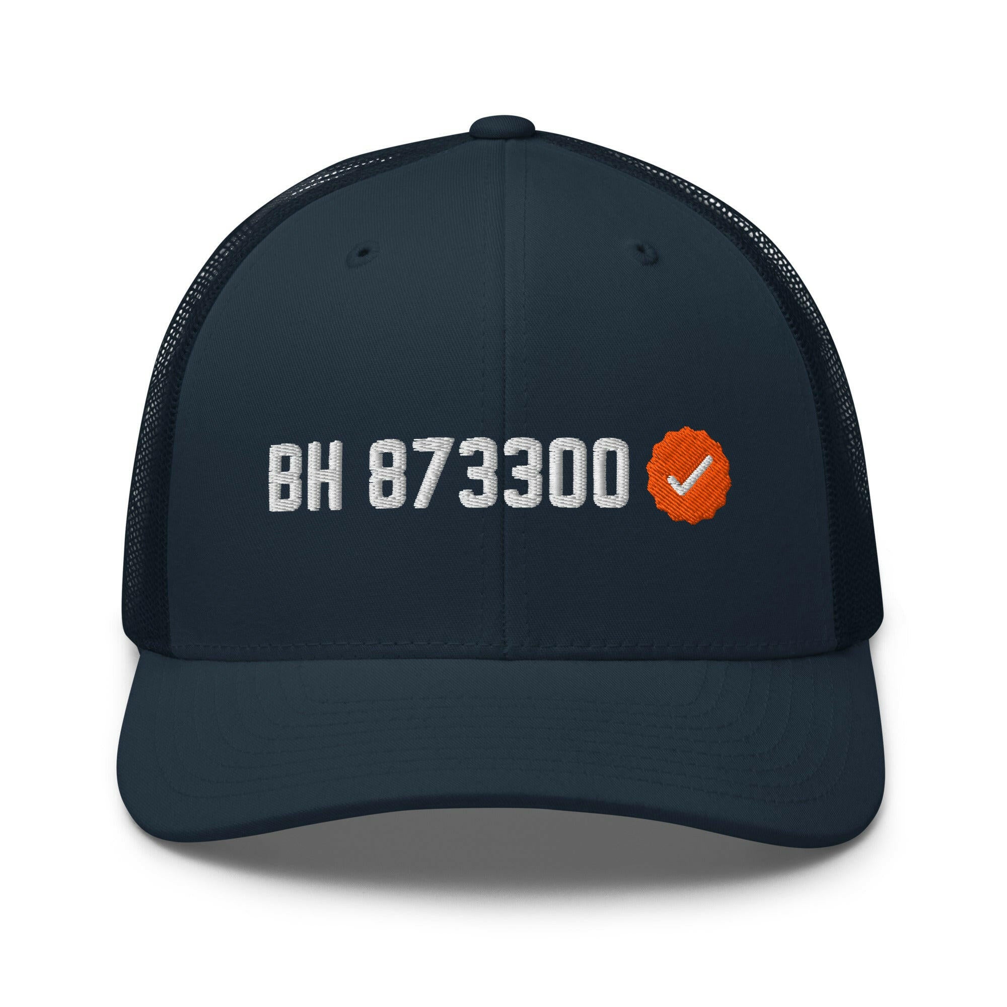 100K Verified BH / Bitcoin Trucker Cap - SVRN_T Hats - The Orange Habit