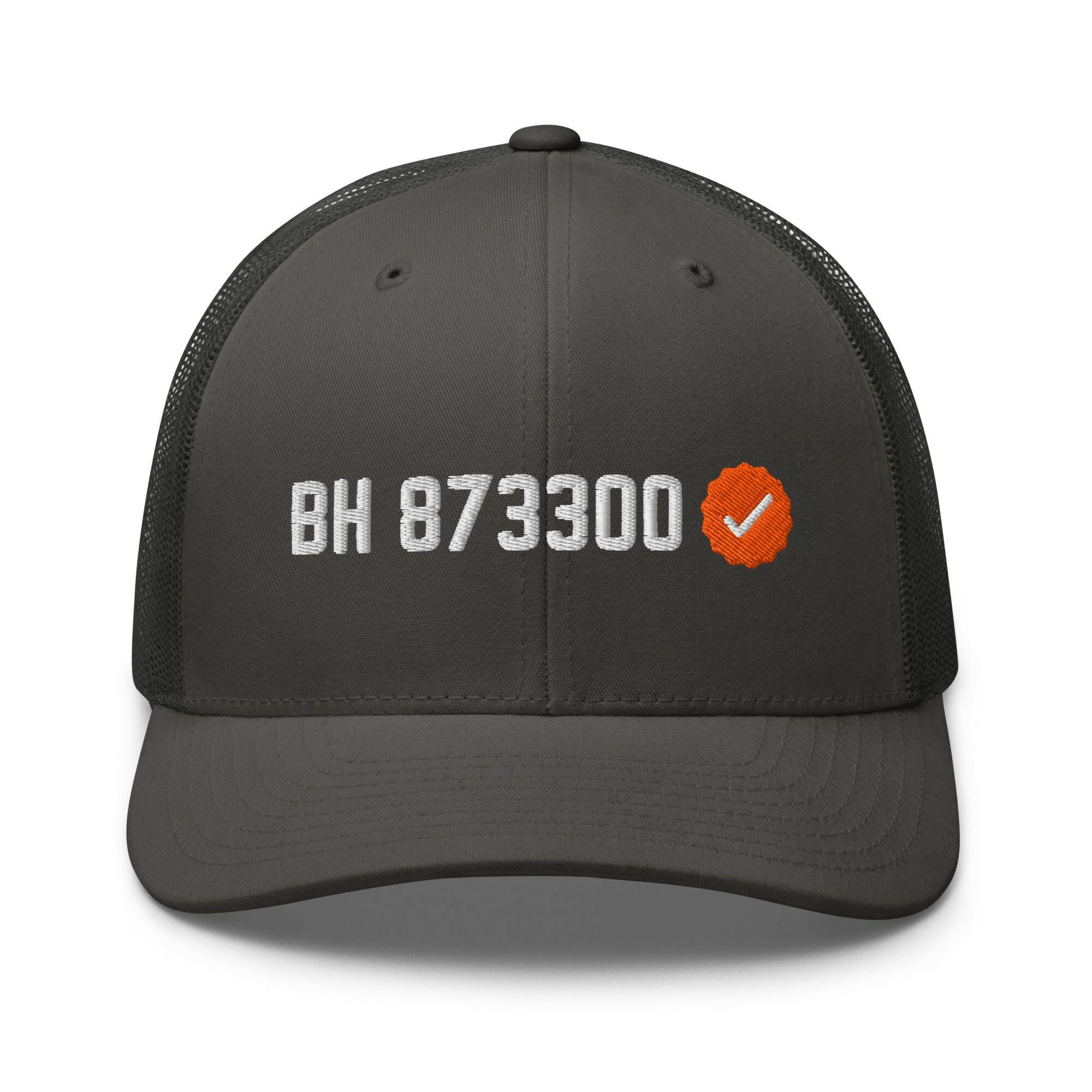 100K Verified BH / Bitcoin Trucker Cap - SVRN_T Hats - The Orange Habit