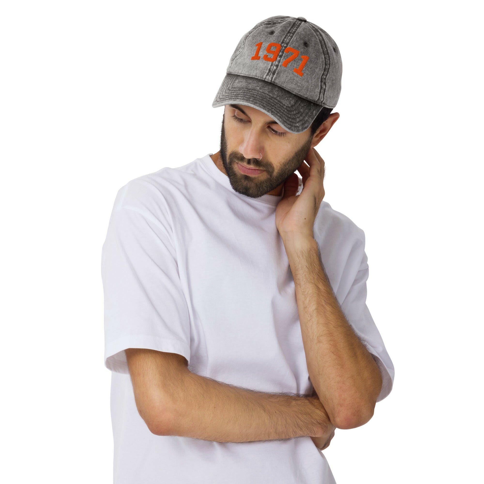 1971 / Vintage Bitcoin Hat - SVRN_T Hats - The Orange Habit
