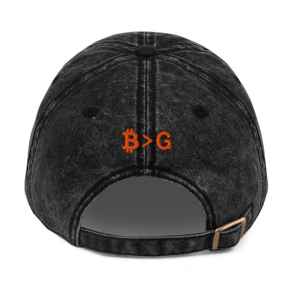 1971 / Vintage Bitcoin Hat - SVRN_T Hats - The Orange Habit