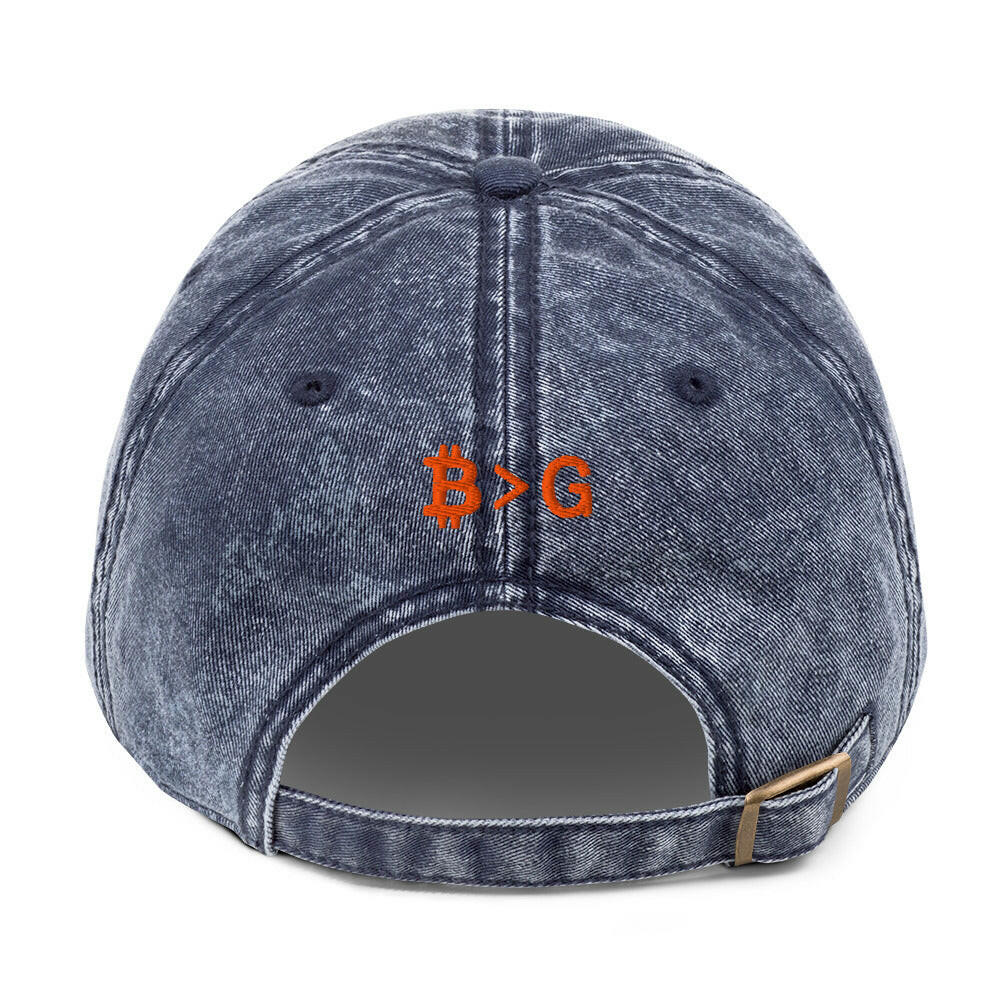 1971 / Vintage Bitcoin Hat - SVRN_T Hats - The Orange Habit