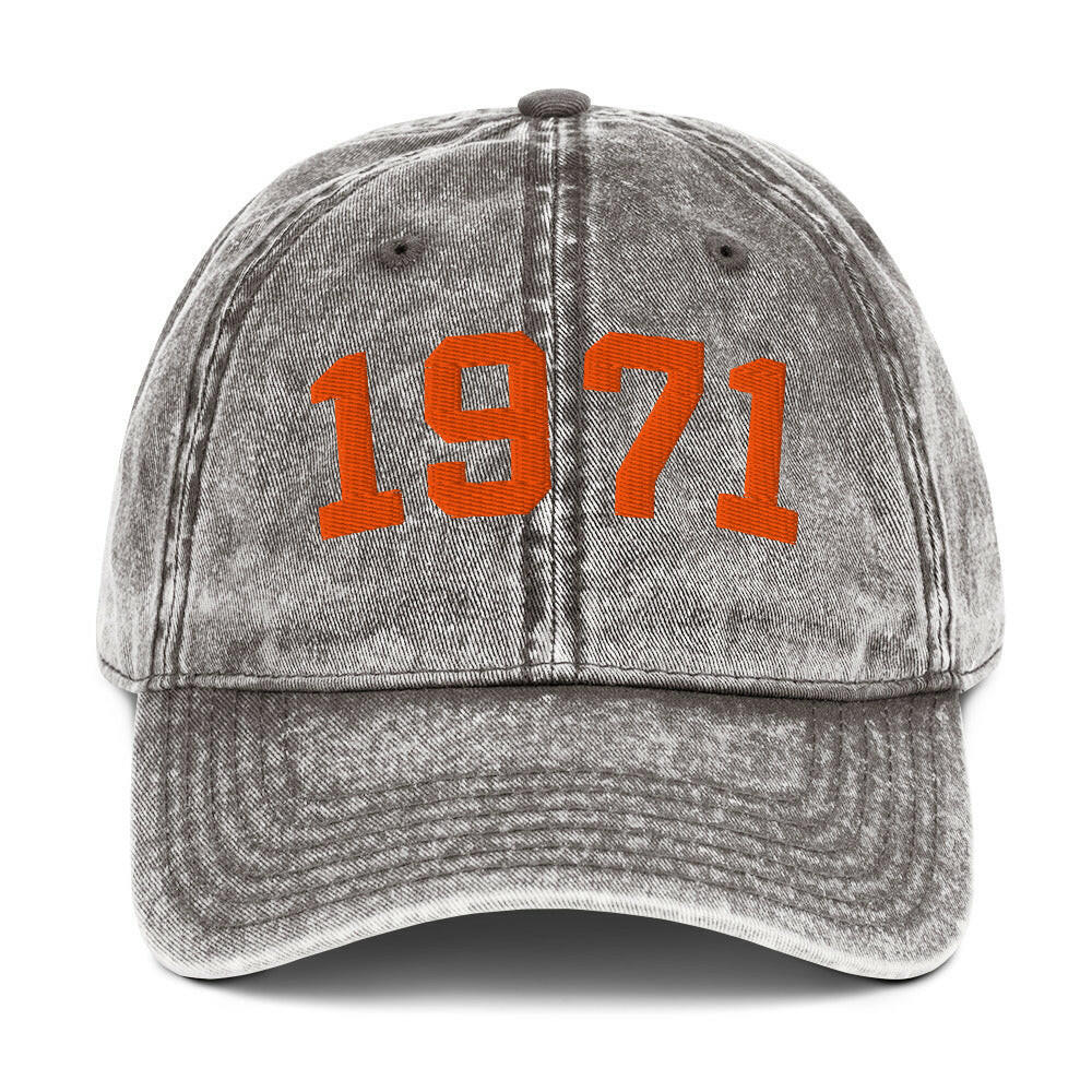 1971 / Vintage Bitcoin Hat - SVRN_T Hats - The Orange Habit