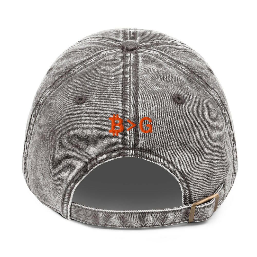 1971 / Vintage Bitcoin Hat - SVRN_T Hats - The Orange Habit
