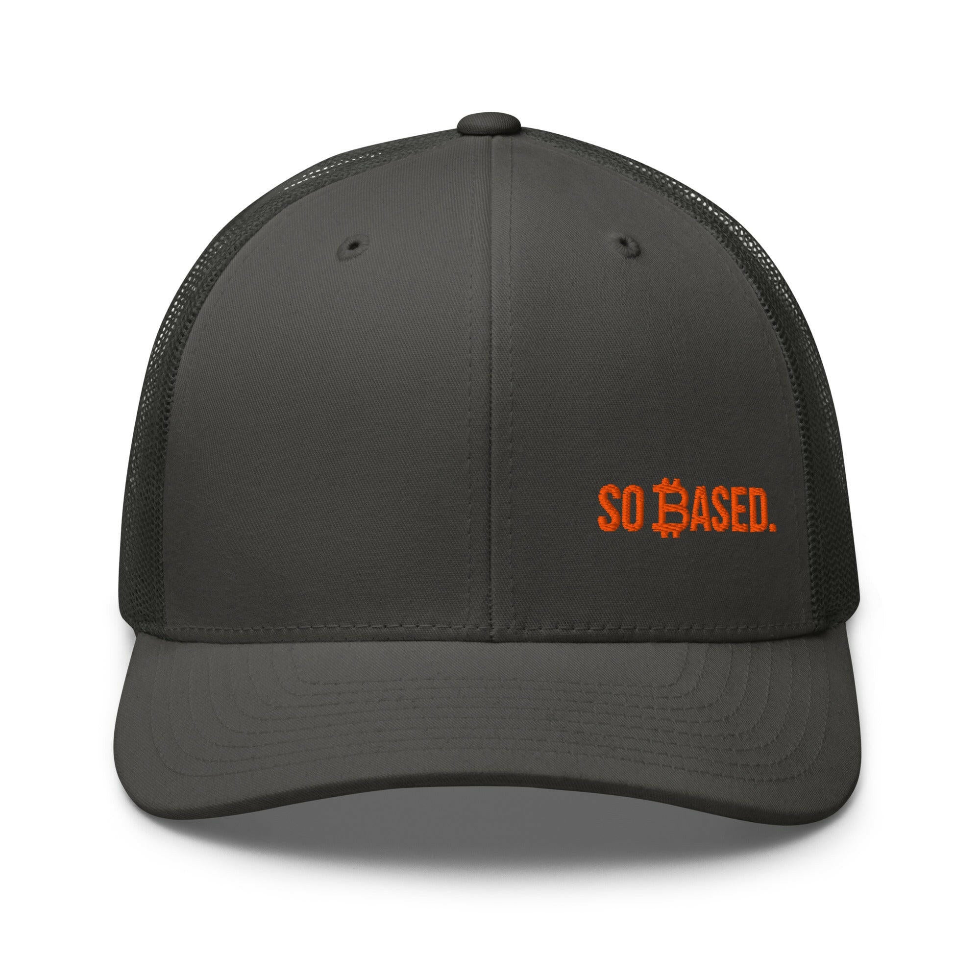 Branded - So Based / Bitcoin Trucker Cap - SVRN_T Hats - The Orange Habit