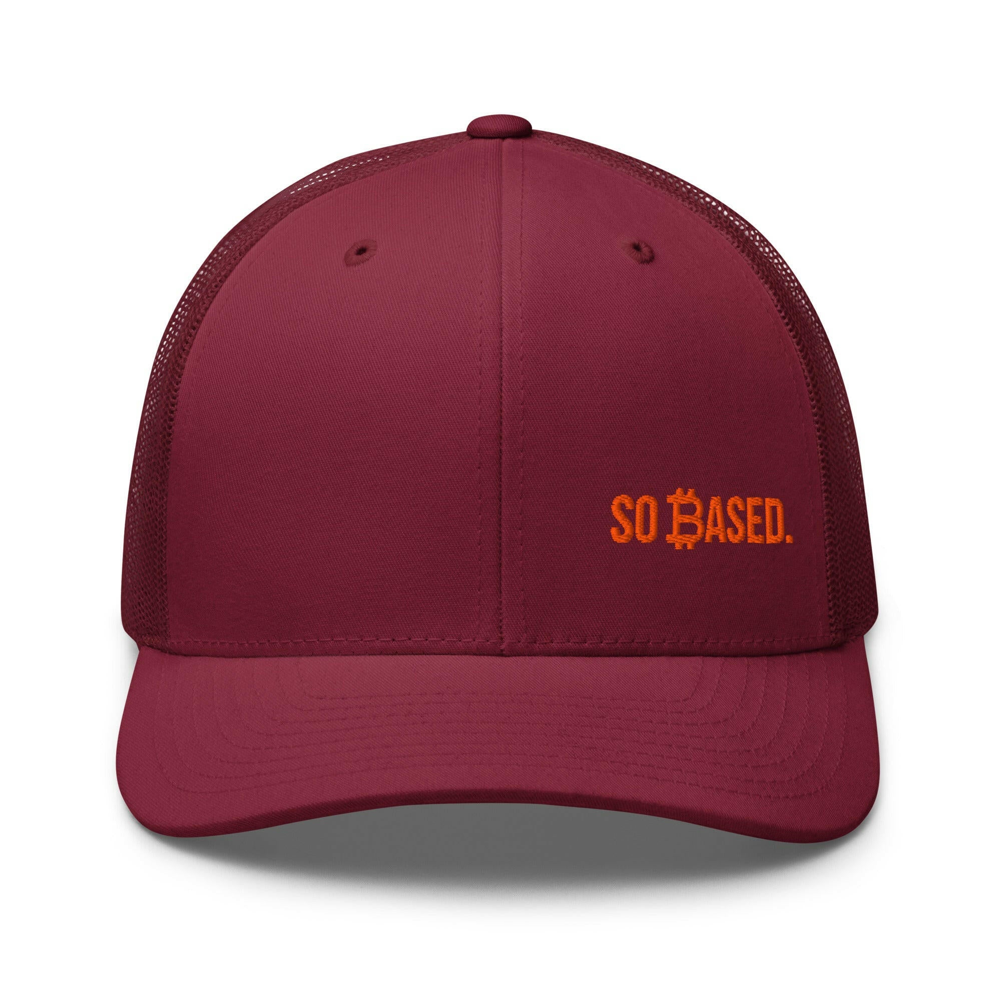 Branded - So Based / Bitcoin Trucker Cap - SVRN_T Hats - The Orange Habit