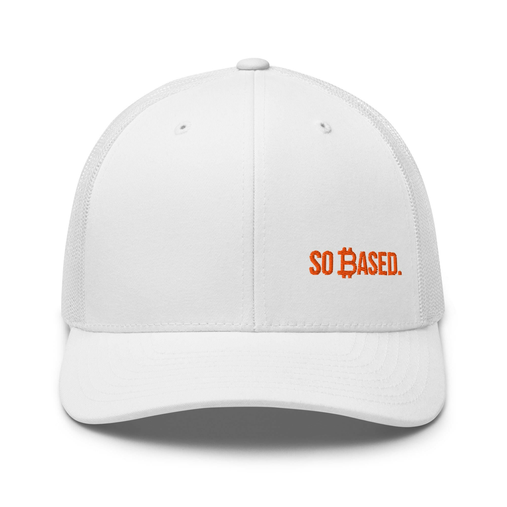 Branded - So Based / Bitcoin Trucker Cap - SVRN_T Hats - The Orange Habit