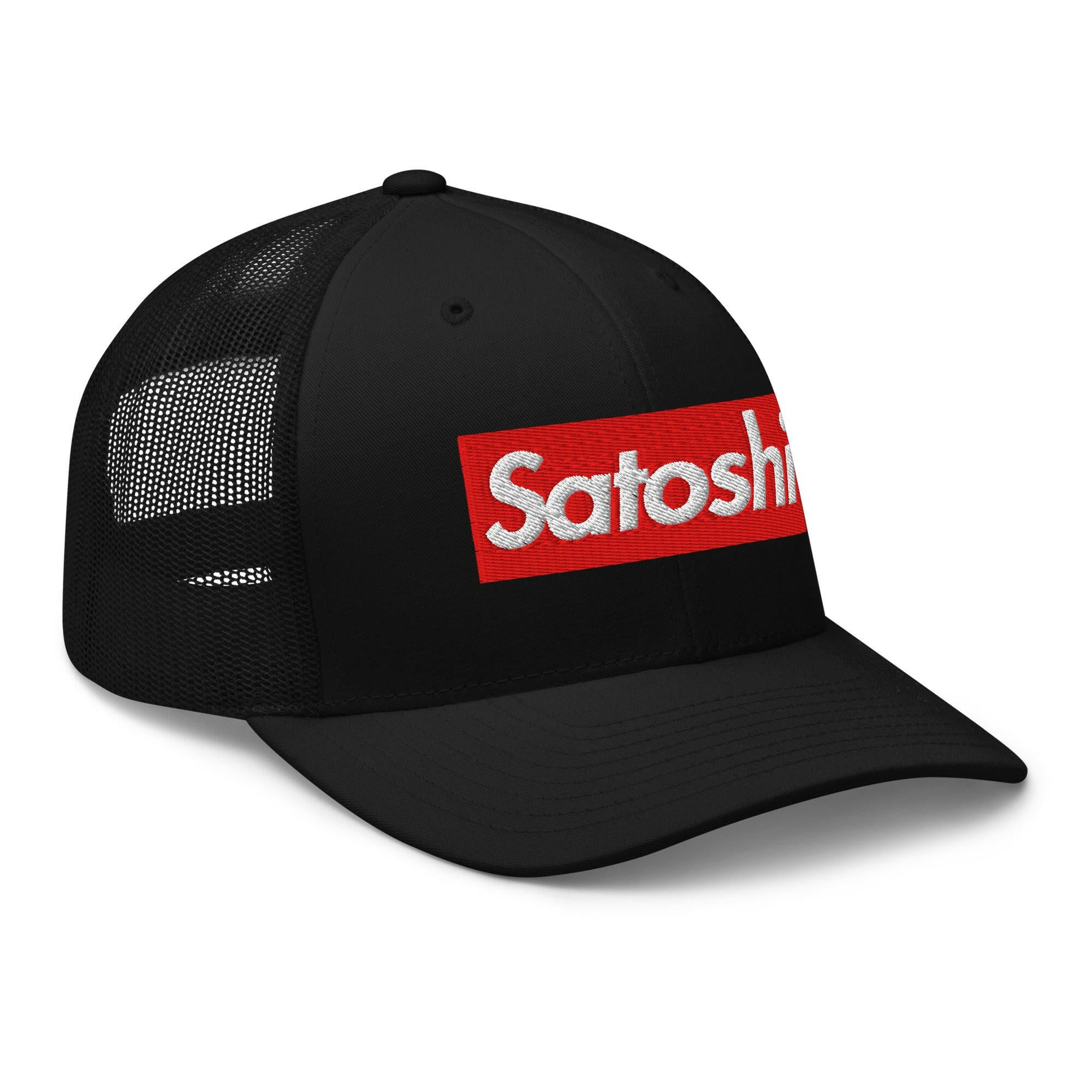 SATOSHI / Bitcoin Trucker Cap - SVRN_T Hats - The Orange Habit