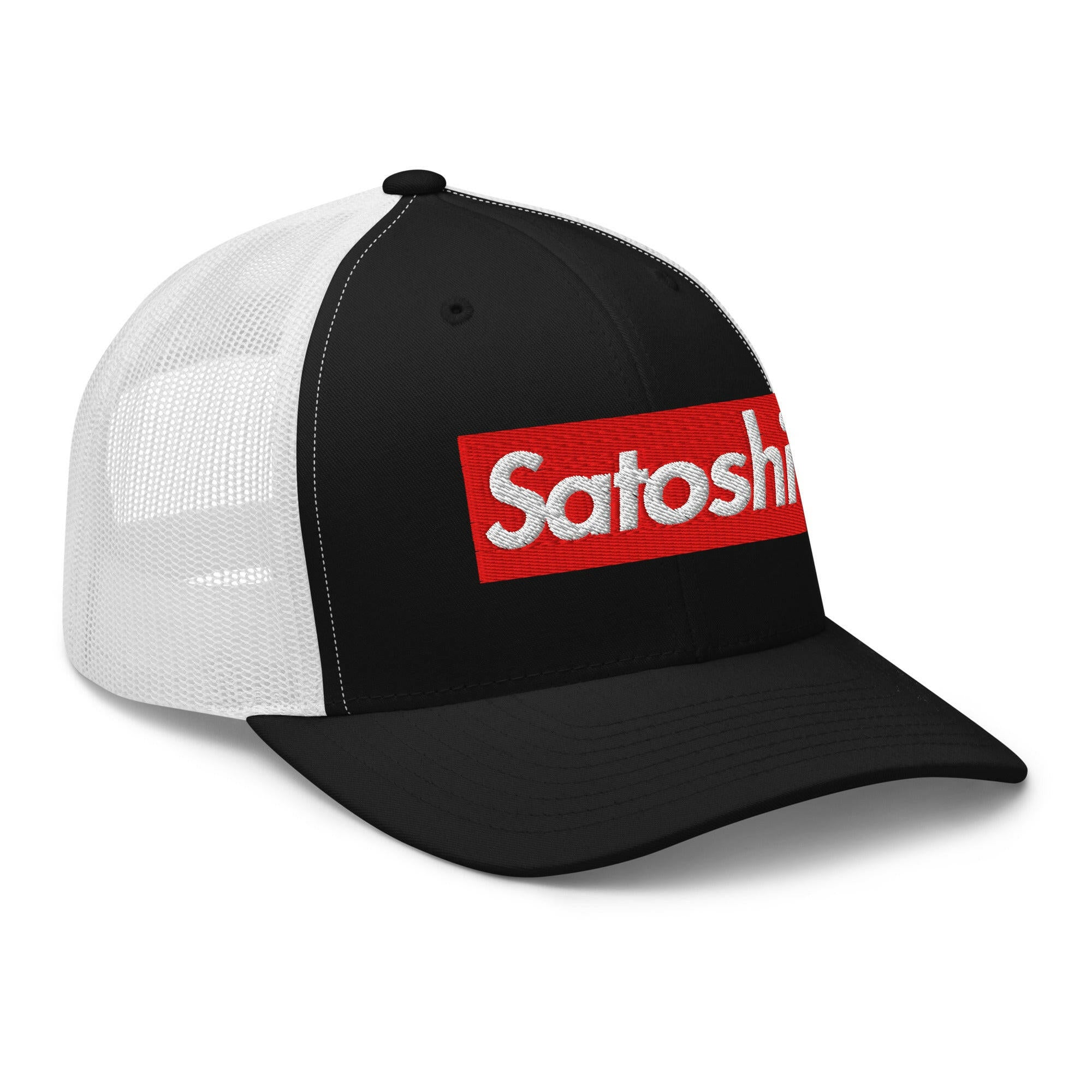 SATOSHI / Bitcoin Trucker Cap - SVRN_T Hats - The Orange Habit