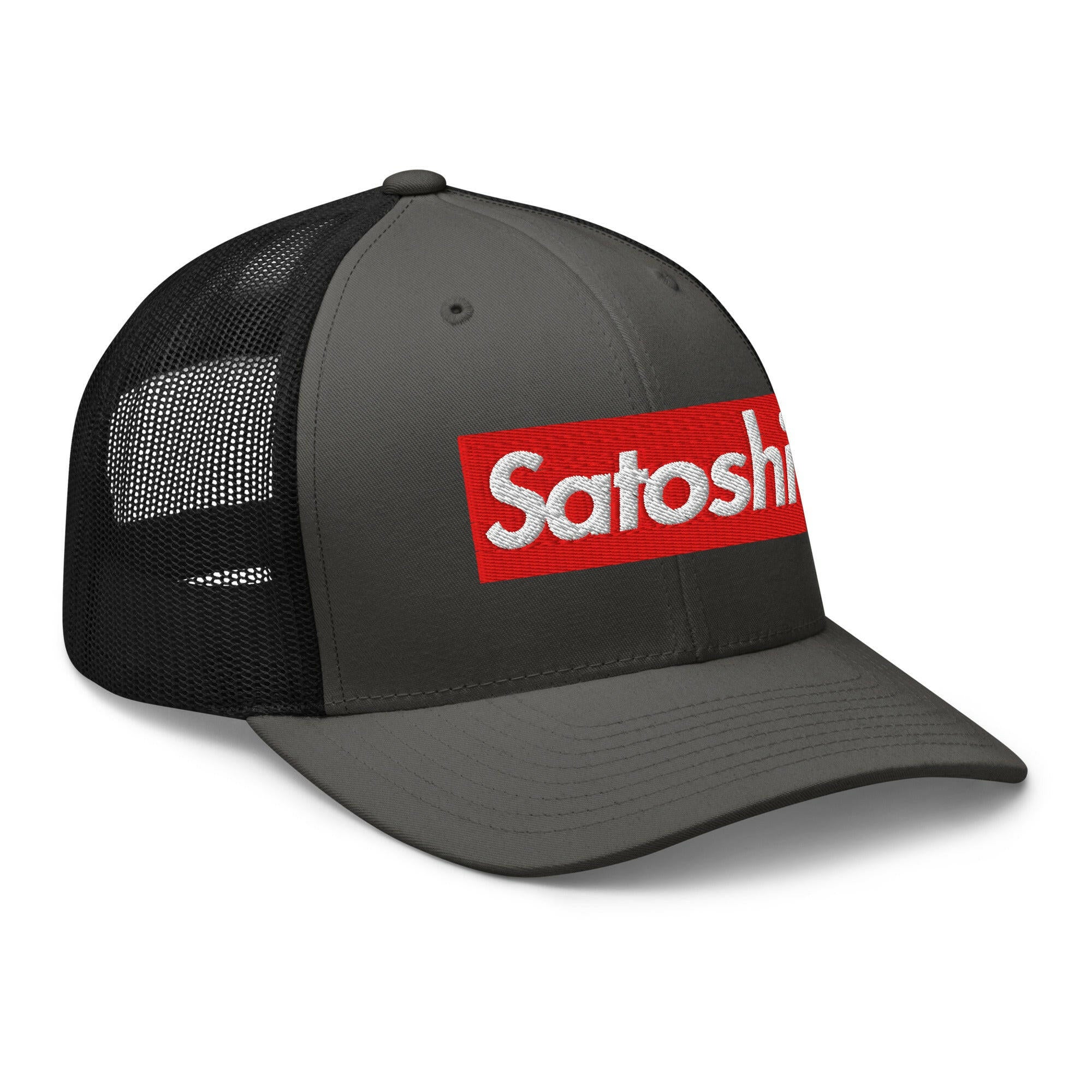 SATOSHI / Bitcoin Trucker Cap - SVRN_T Hats - The Orange Habit