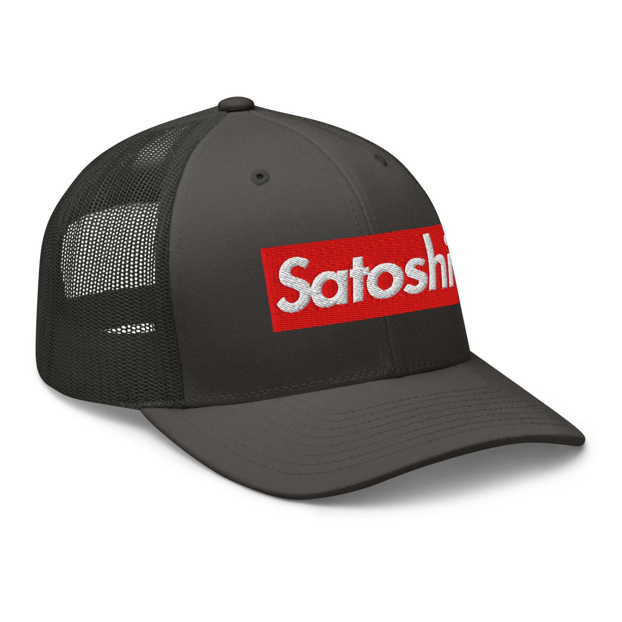 SATOSHI / Bitcoin Trucker Cap - SVRN_T Hats - The Orange Habit