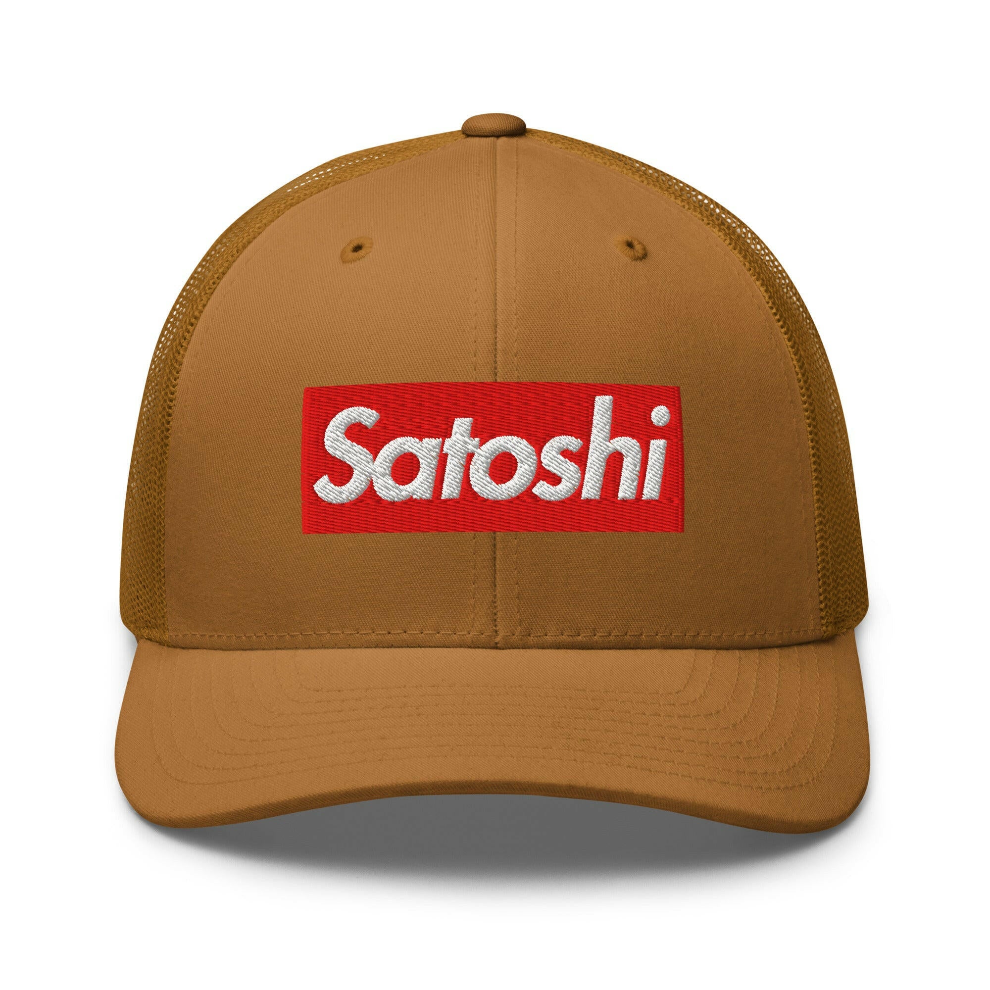 SATOSHI / Bitcoin Trucker Cap - SVRN_T Hats - The Orange Habit